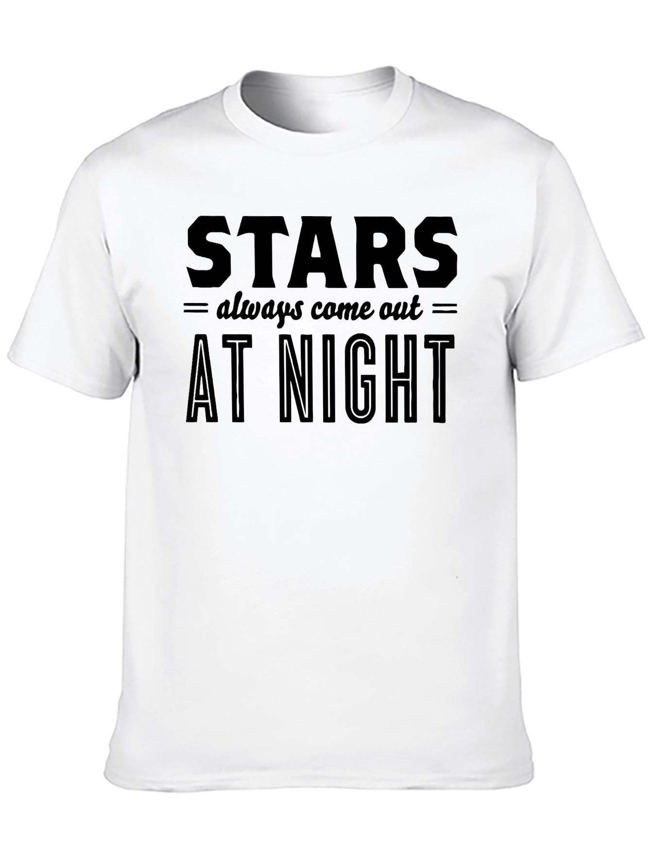 Stars Come Out At Night Graphic T-Shirt