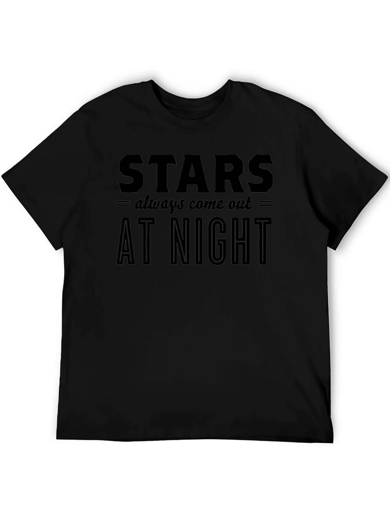 Stars Come Out At Night Graphic T-Shirt
