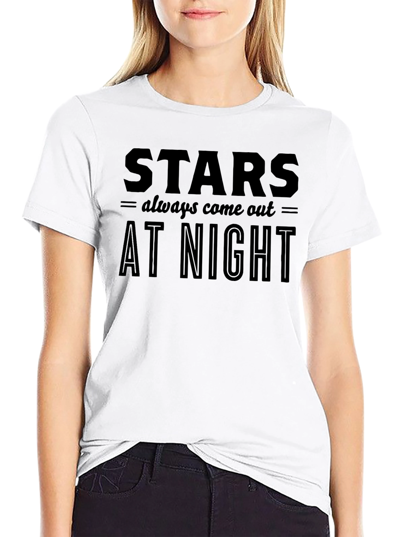 Stars Come Out At Night Graphic T-Shirt