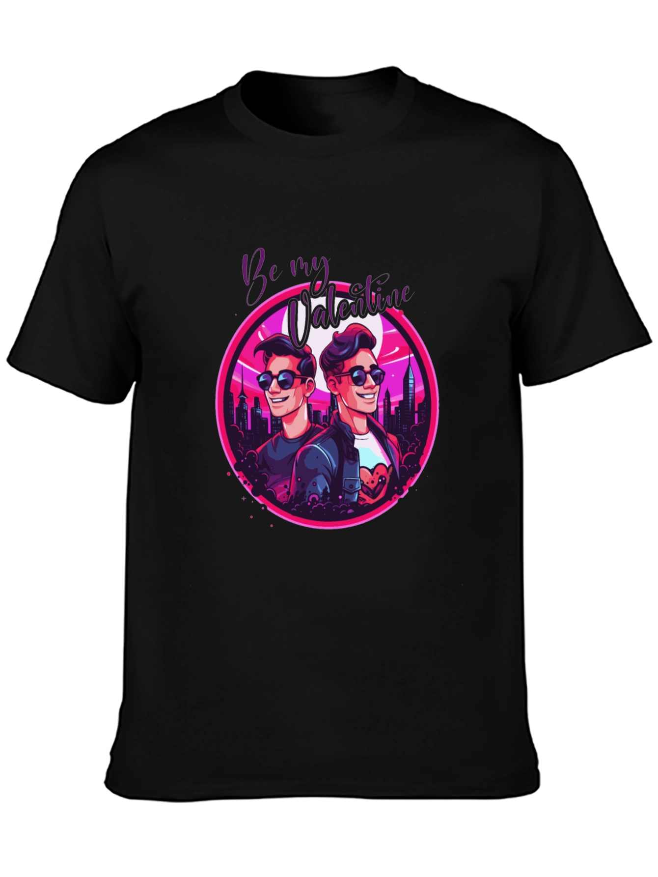 Be My Valentine Retro Style T-Shirt