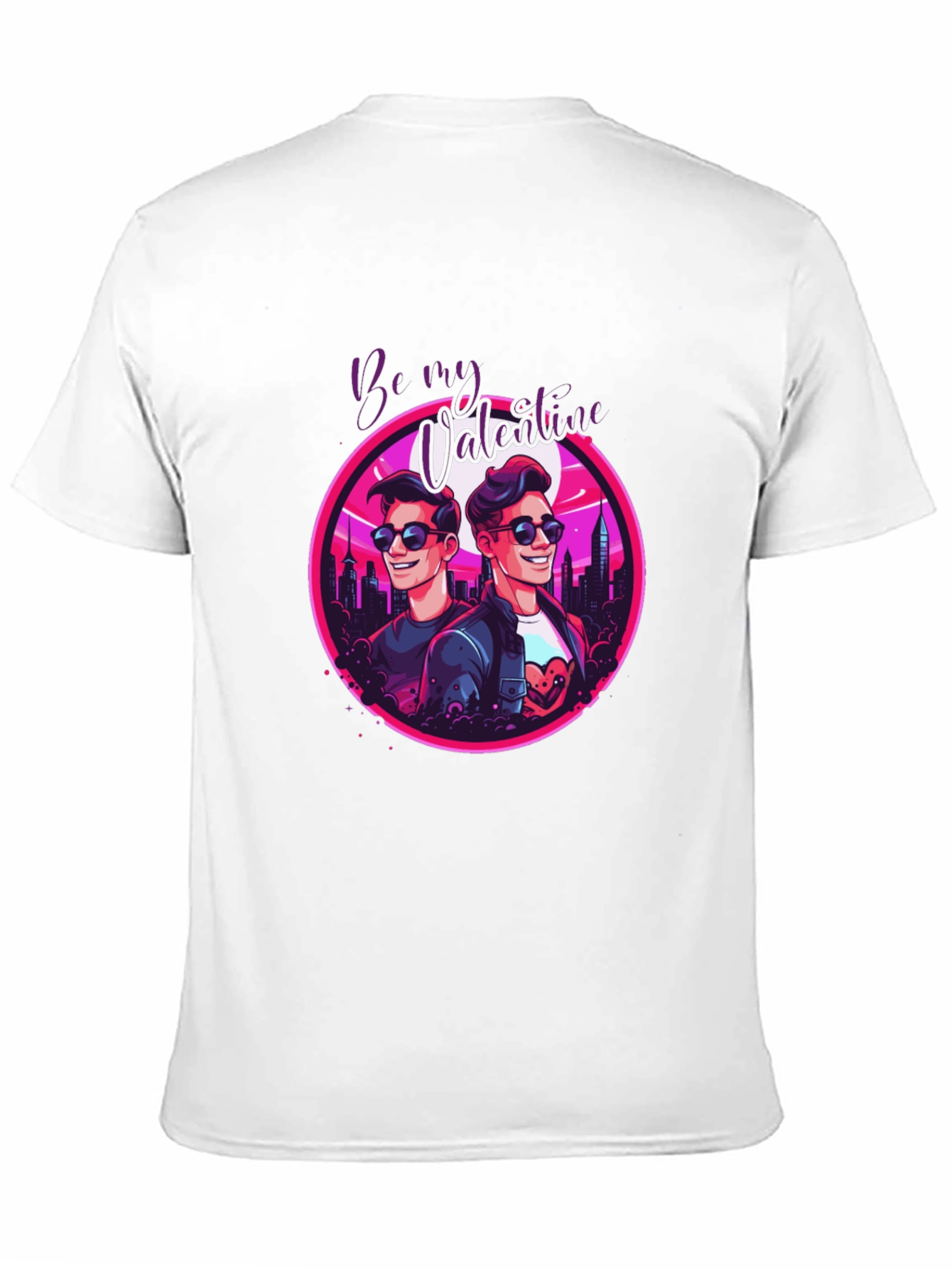Be My Valentine Retro Style T-Shirt