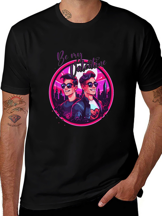 Be My Valentine Retro Style T-Shirt