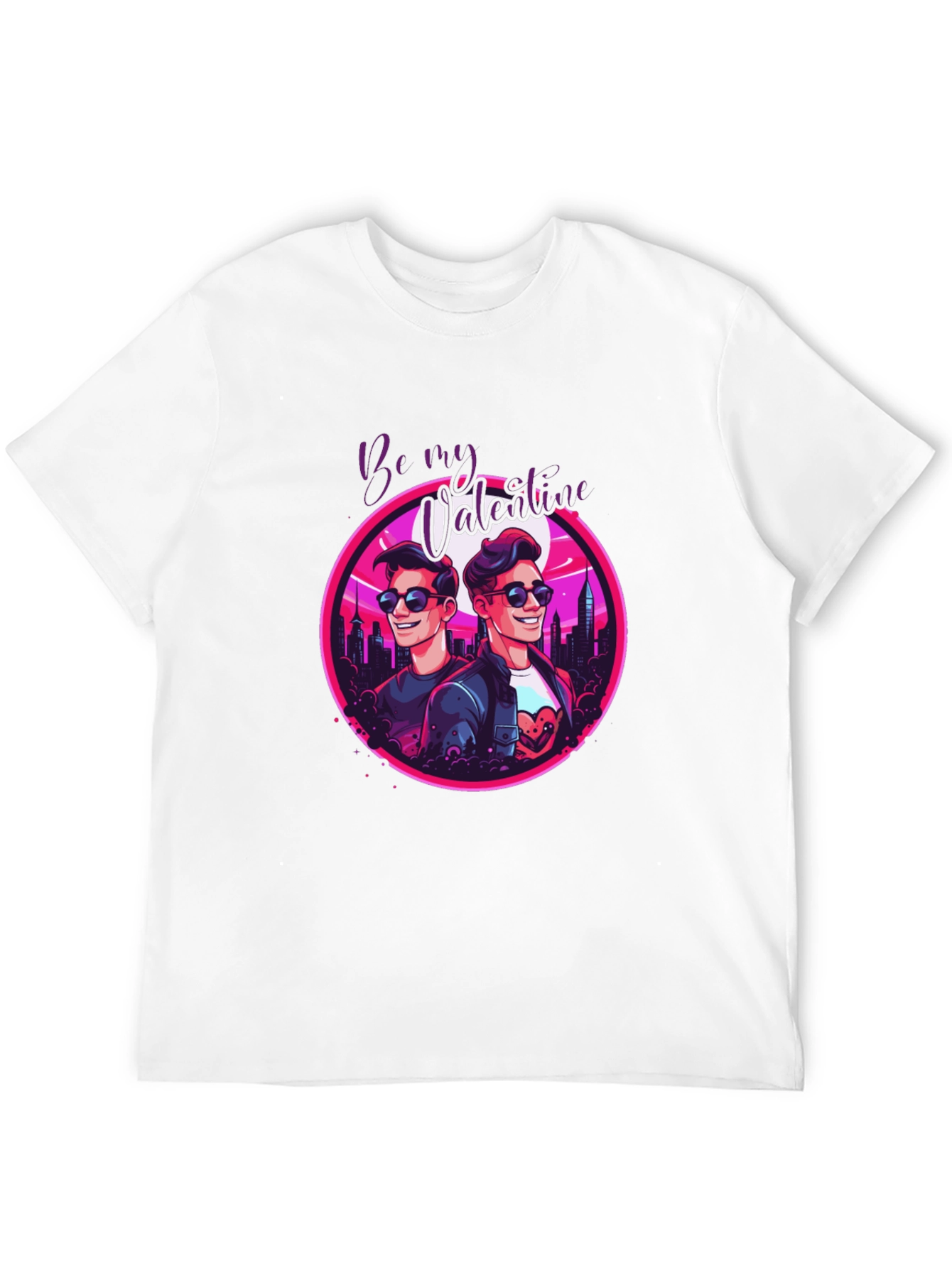 Be My Valentine Retro Style T-Shirt