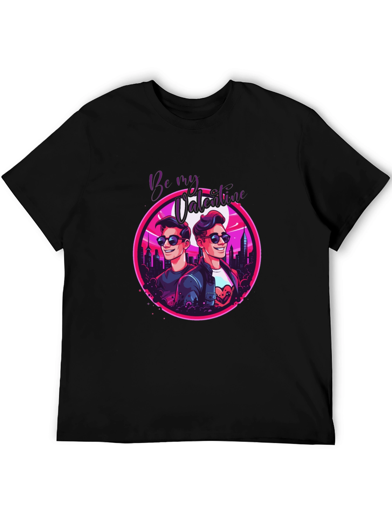 Be My Valentine Retro Style T-Shirt
