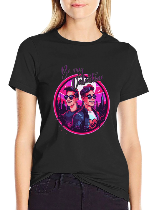Be My Valentine Retro Style T-Shirt