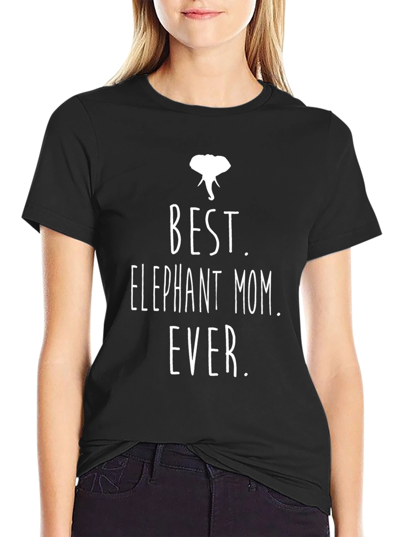 Best Elephant Mom Ever - Graphic T-Shirt