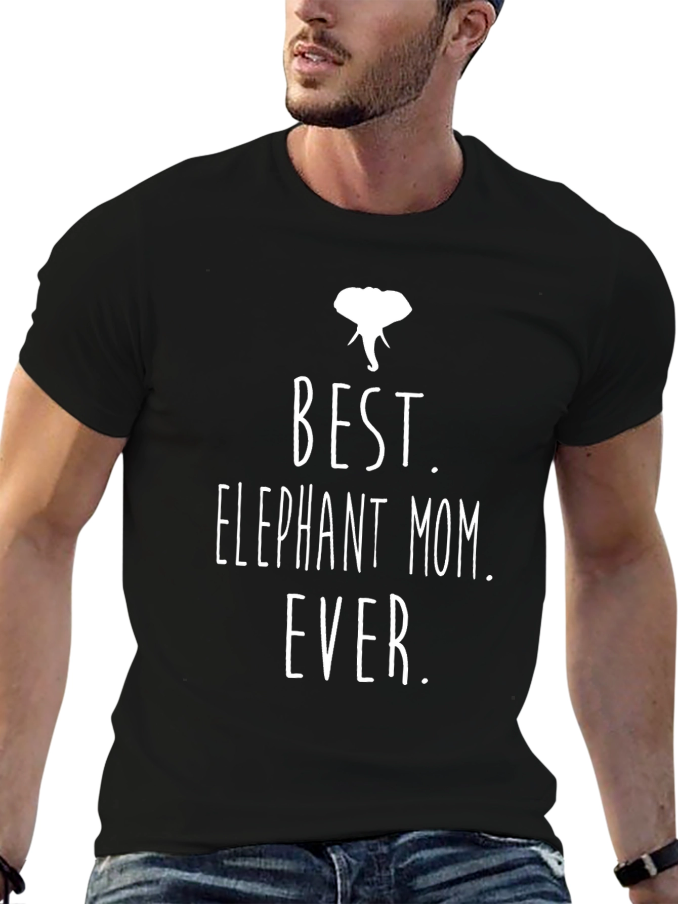 Best Elephant Mom Ever - Graphic T-Shirt