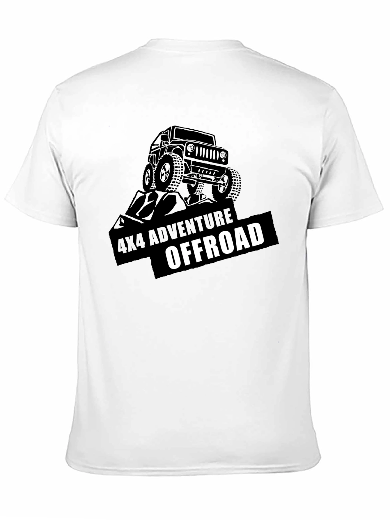 4x4 Adventure Offroad Black Graphic Tee