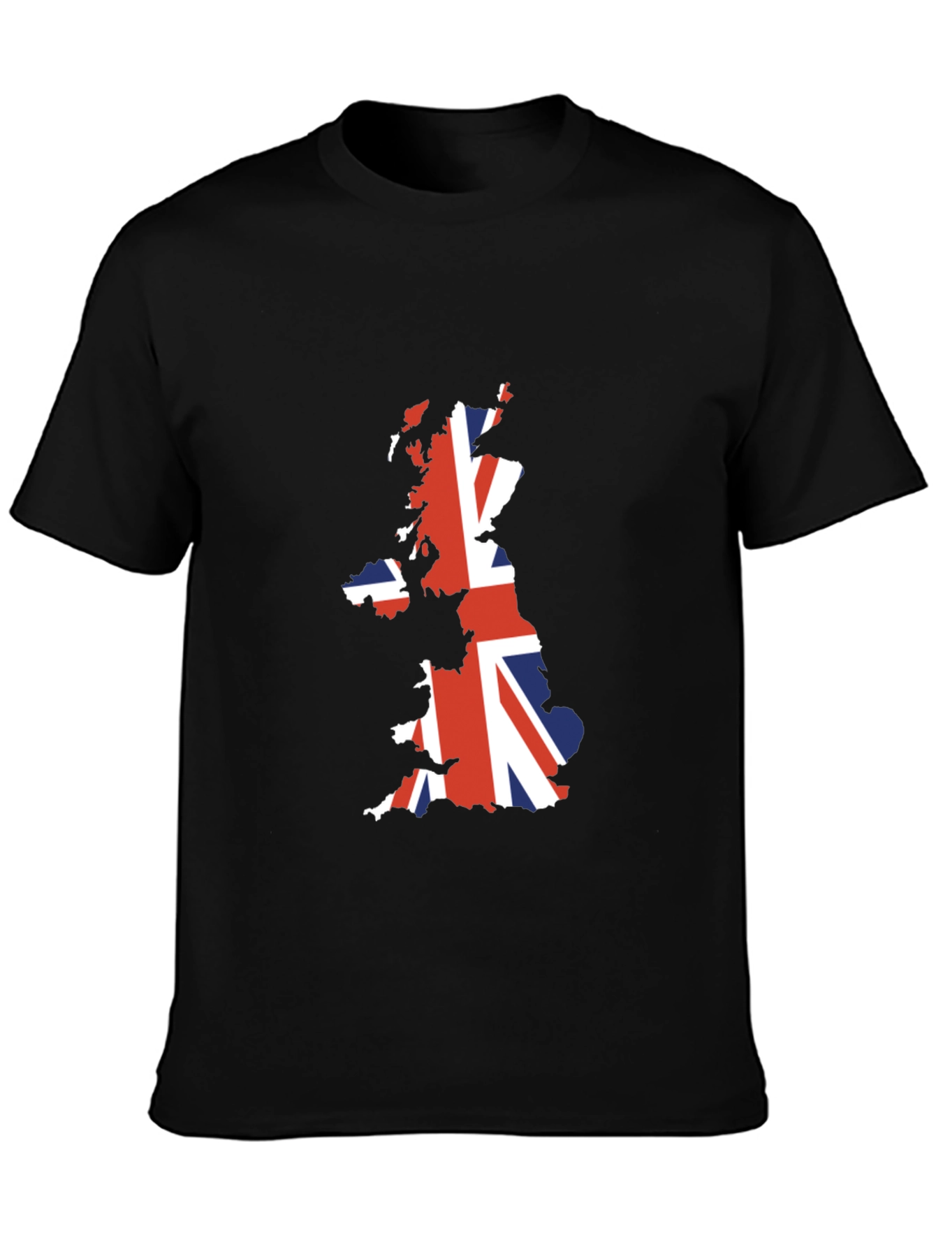 Union Jack Map T-Shirt - Patriotic UK Design