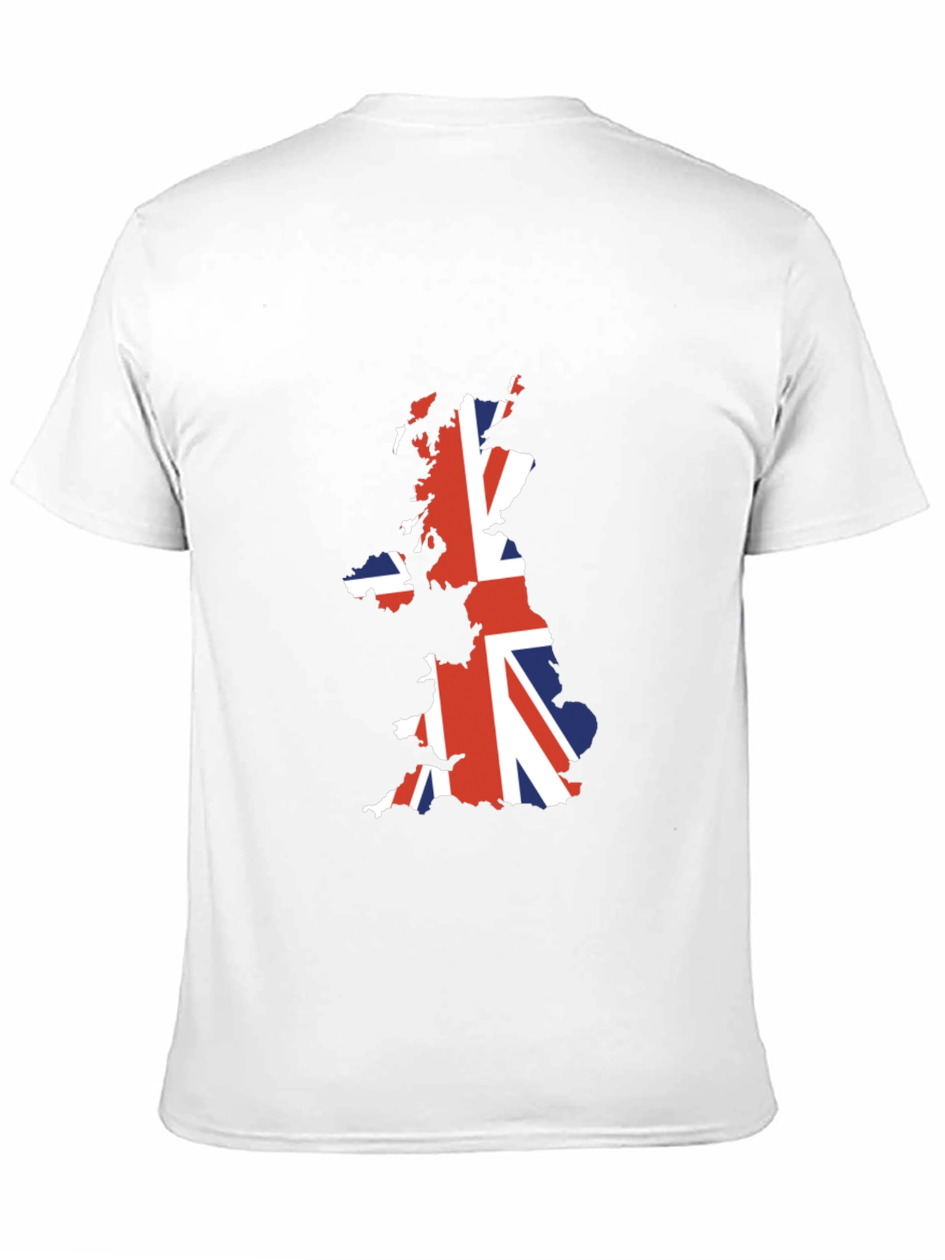 Union Jack Map T-Shirt - Patriotic UK Design
