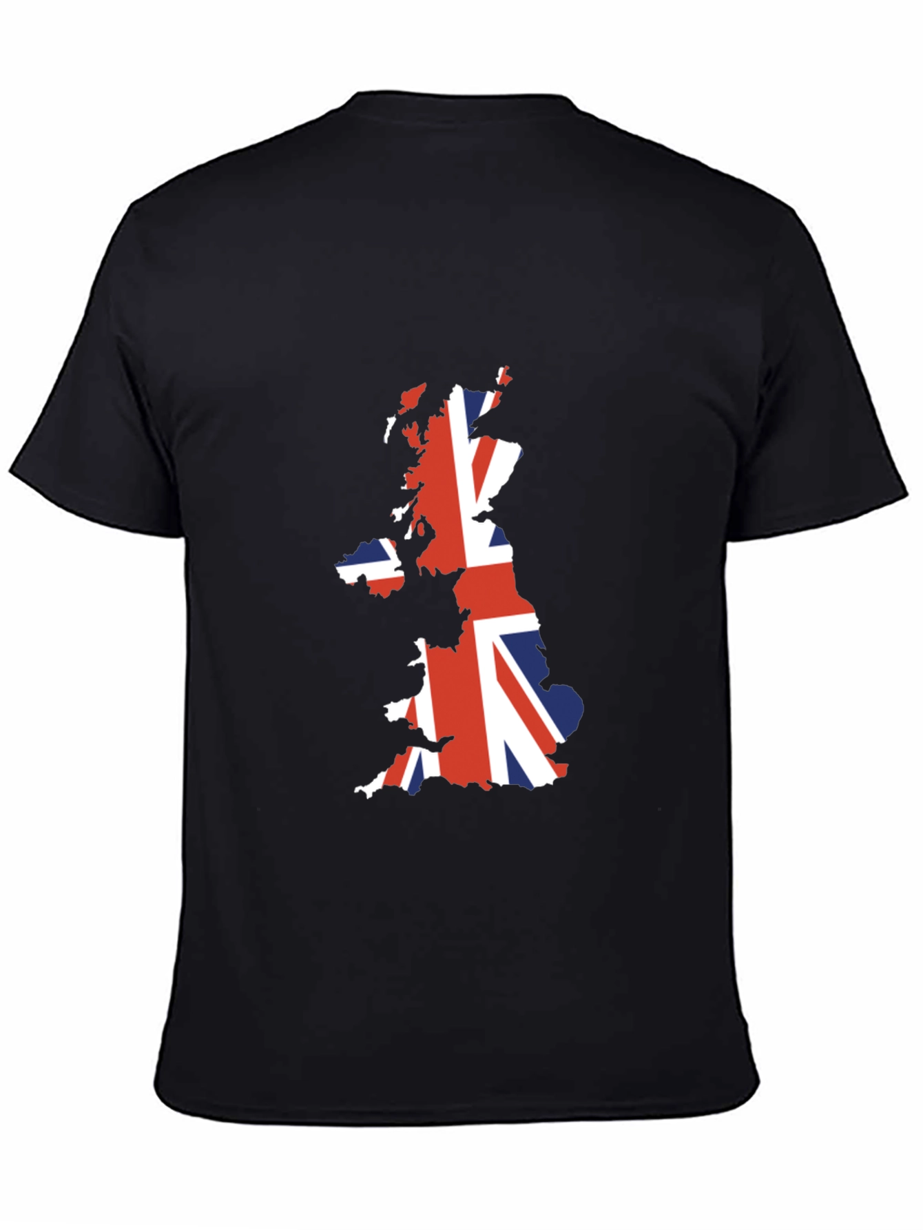 Union Jack Map T-Shirt - Patriotic UK Design