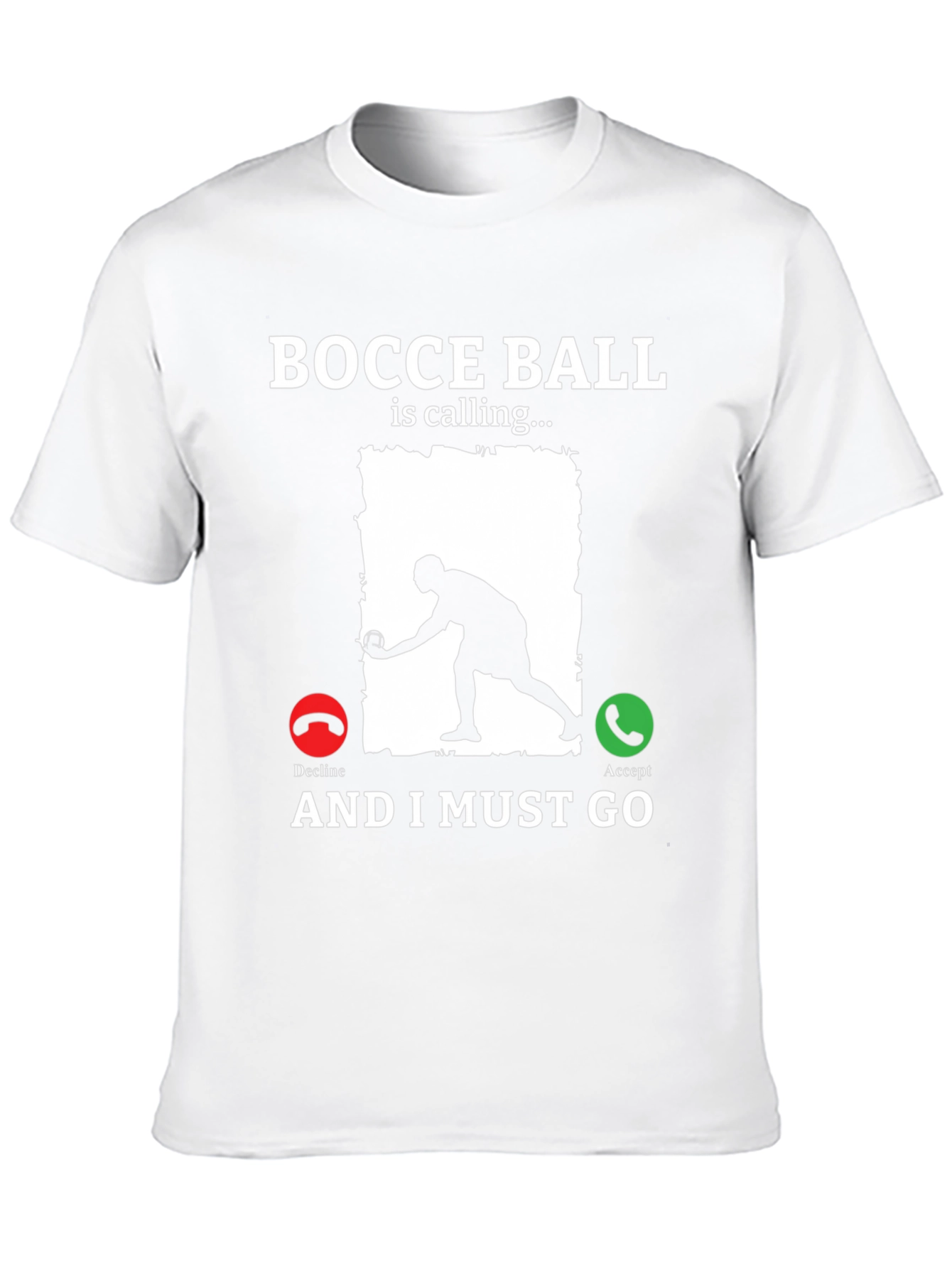 Bocce Ball Calling T-Shirt Funny Bocce Player Tee