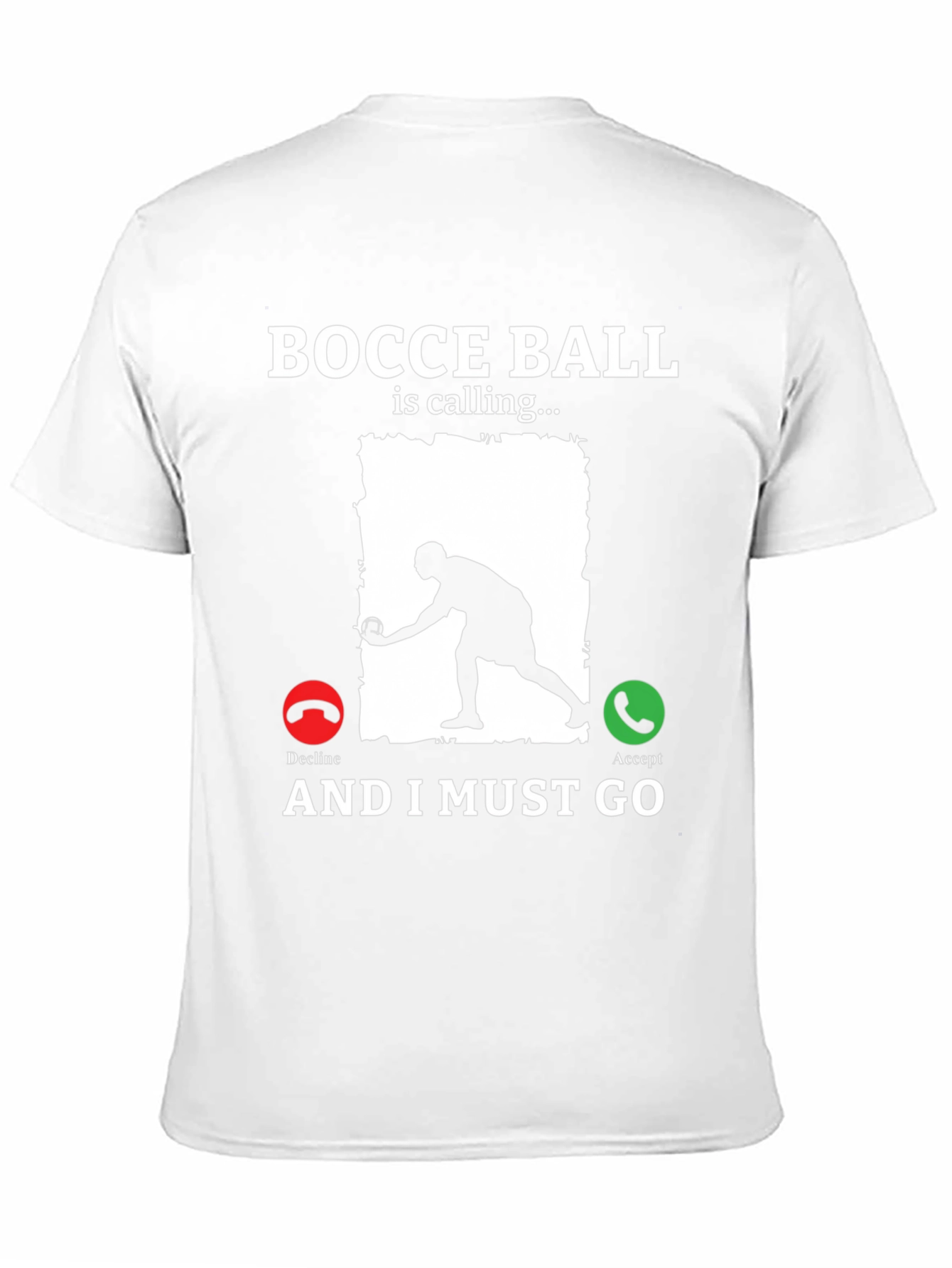 Bocce Ball Calling T-Shirt Funny Bocce Player Tee