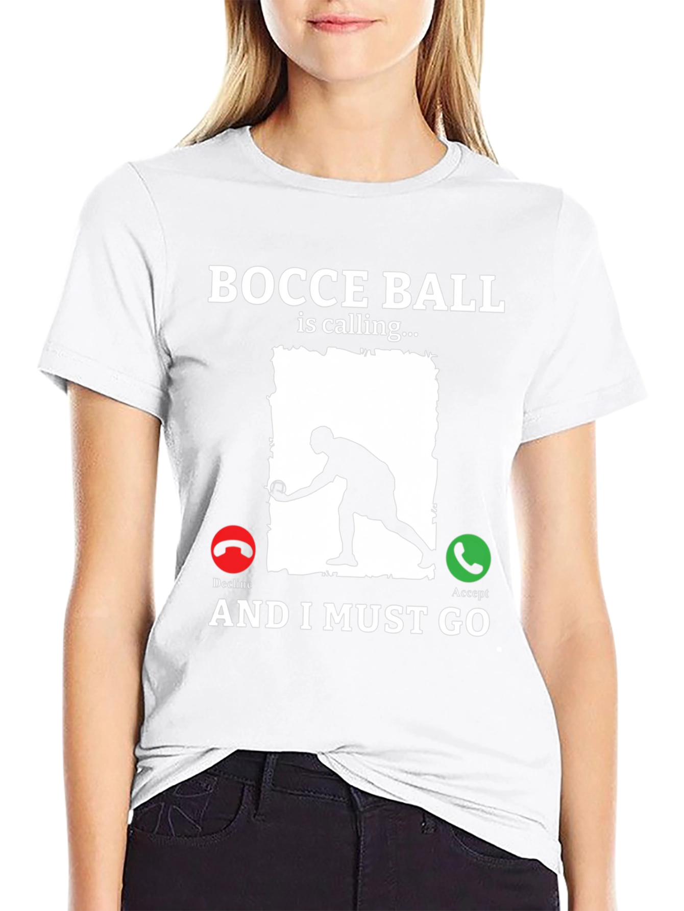 Bocce Ball Calling T-Shirt Funny Bocce Player Tee
