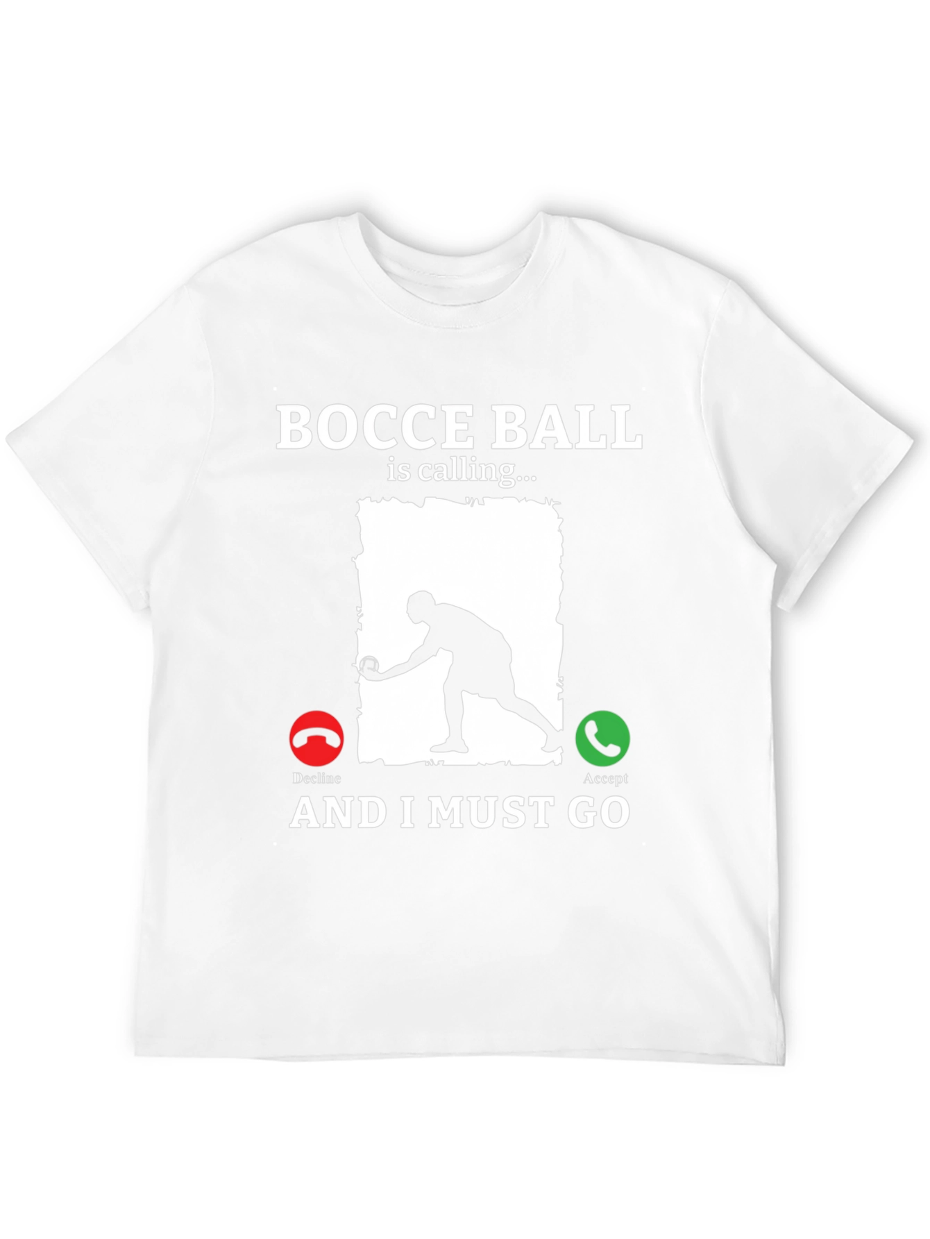 Bocce Ball Calling T-Shirt Funny Bocce Player Tee