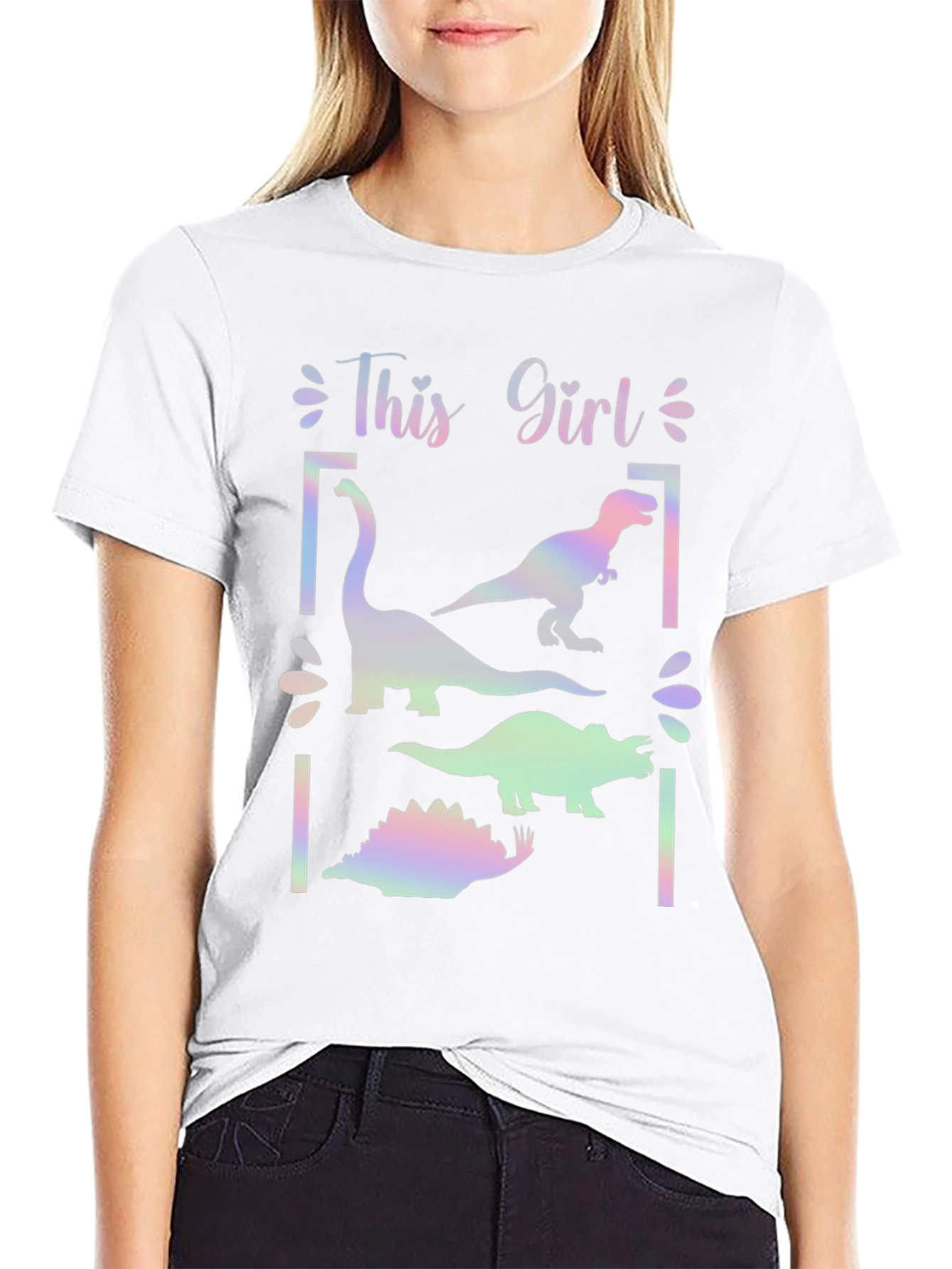 This Girl Loves Dinosaurs T-Shirt