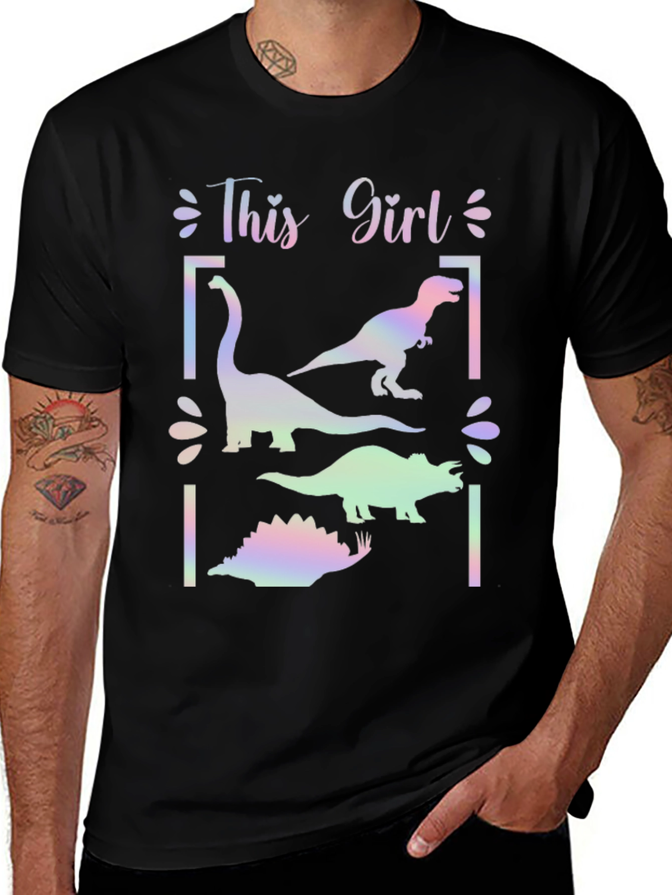 This Girl Loves Dinosaurs T-Shirt