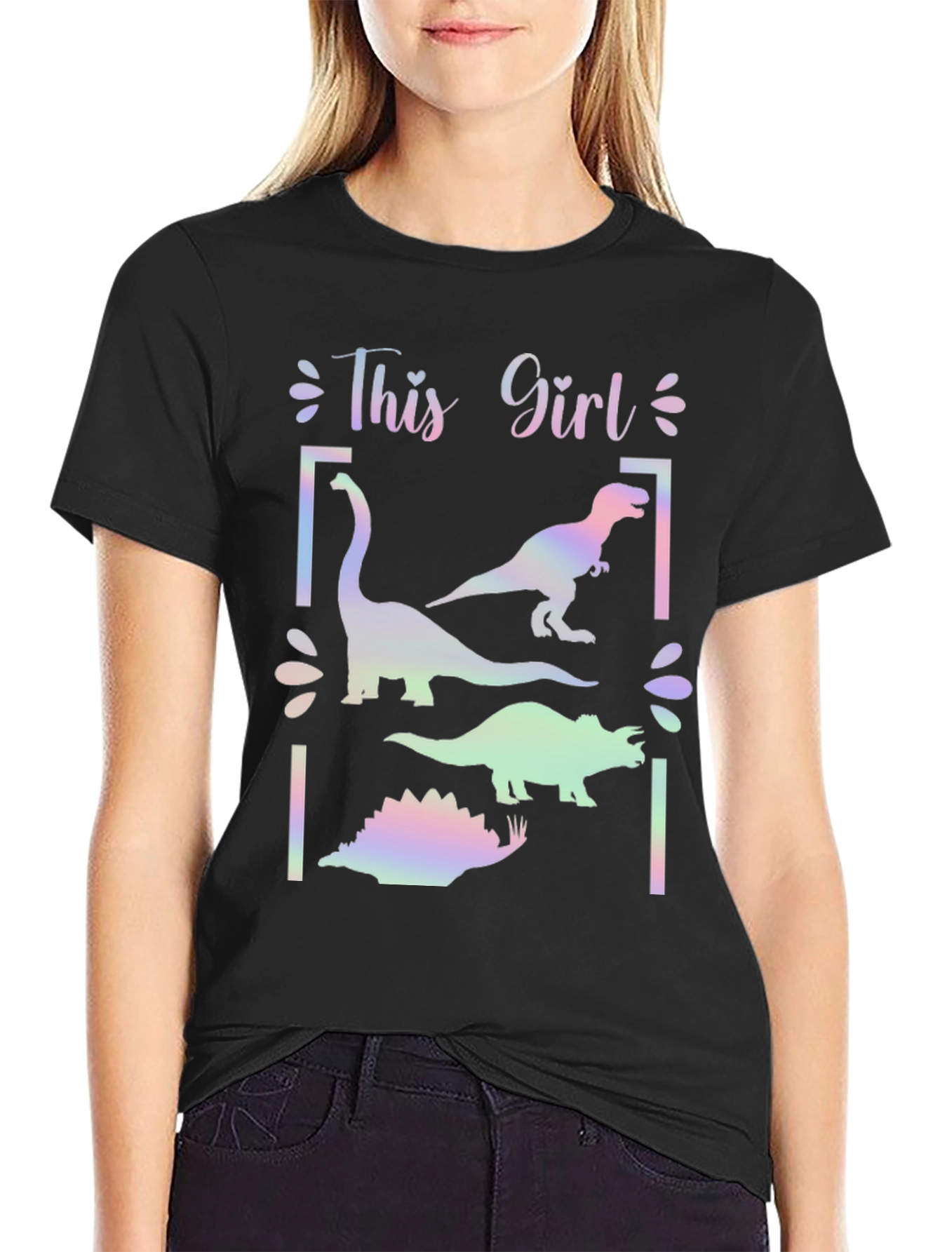 This Girl Loves Dinosaurs T-Shirt