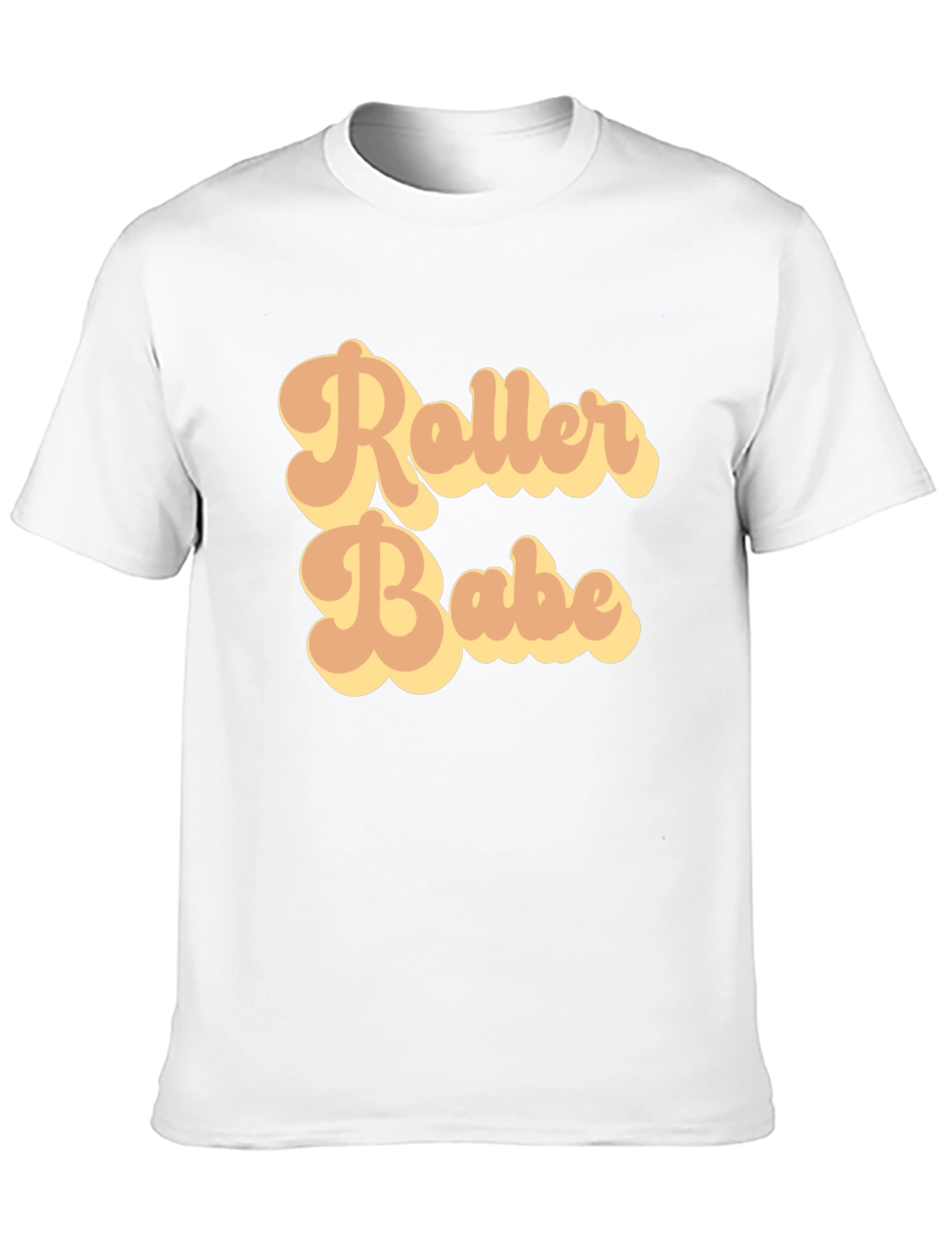 Retro Roller Babe Graphic T-Shirt - Trendy Style