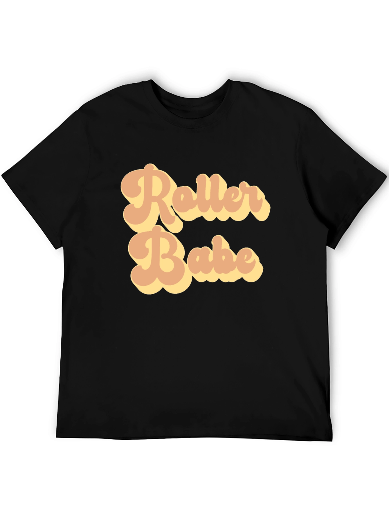 Retro Roller Babe Graphic T-Shirt - Trendy Style