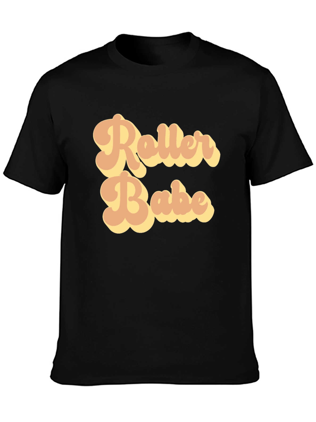 Retro Roller Babe Graphic T-Shirt - Trendy Style