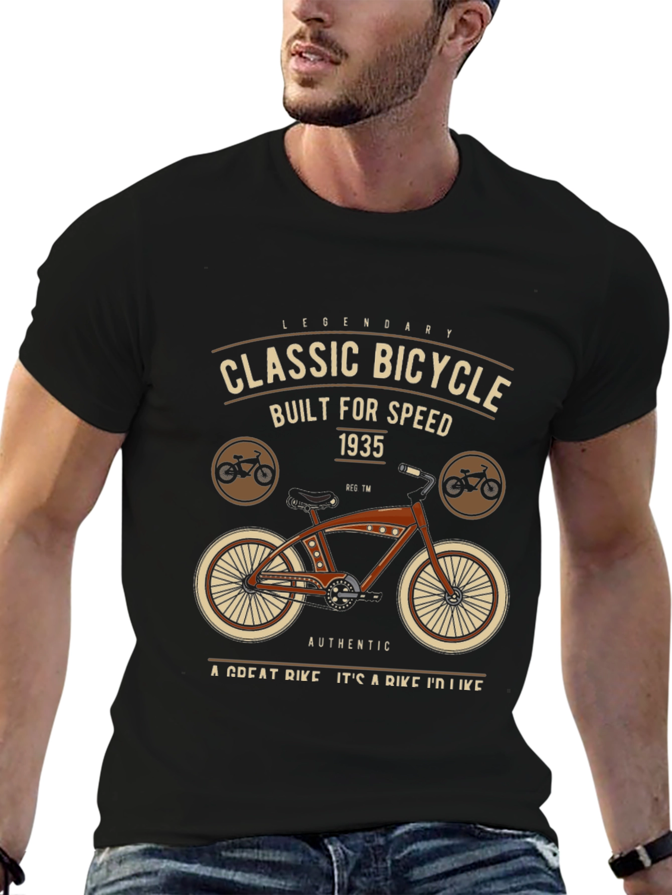 Classic Bicycle Graphic T-Shirt