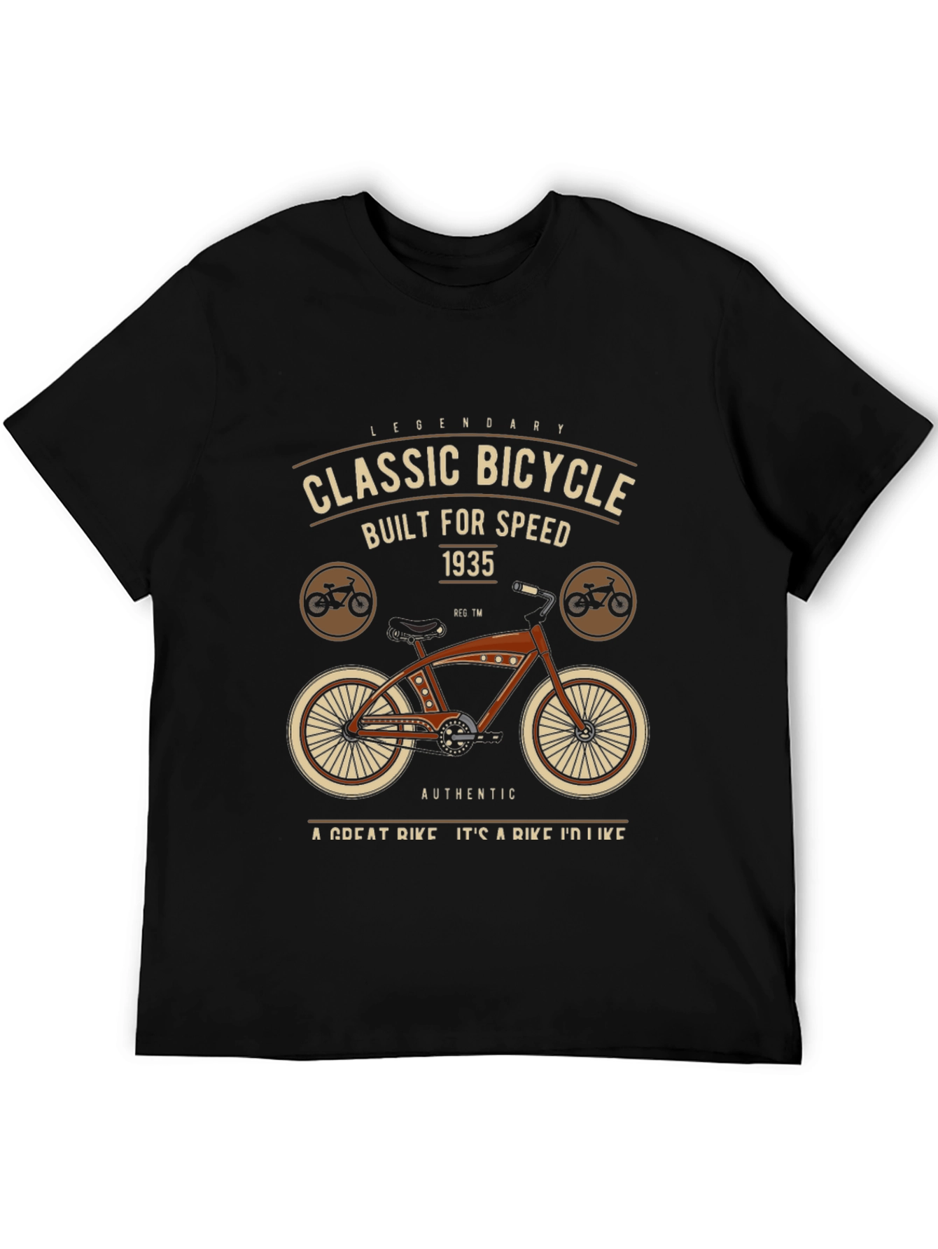 Classic Bicycle Graphic T-Shirt