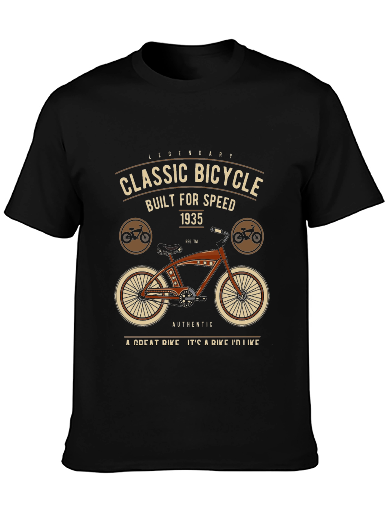 Classic Bicycle Graphic T-Shirt