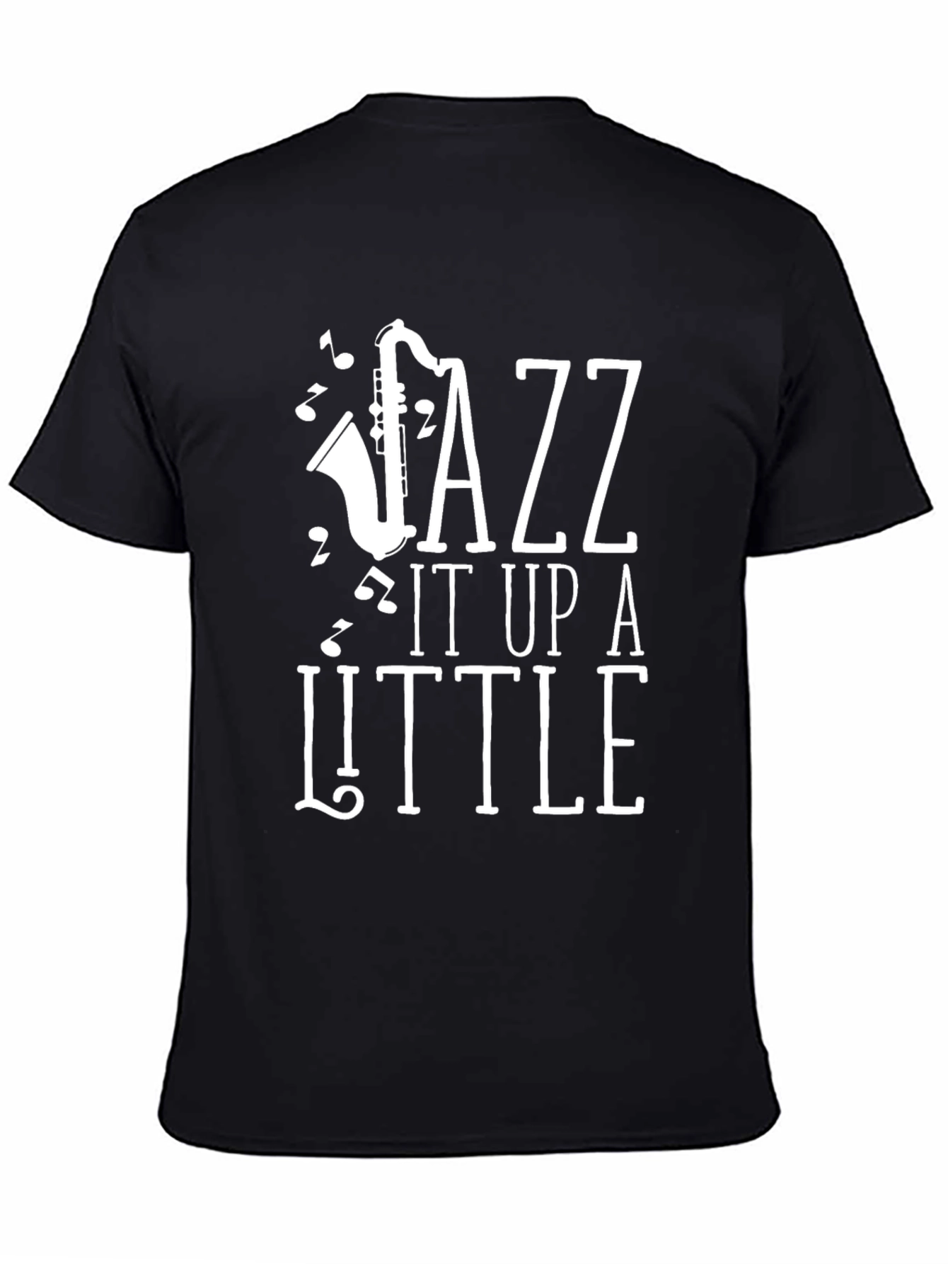 Jazz It Up T-Shirt | Black Saxophone Graphic Tee