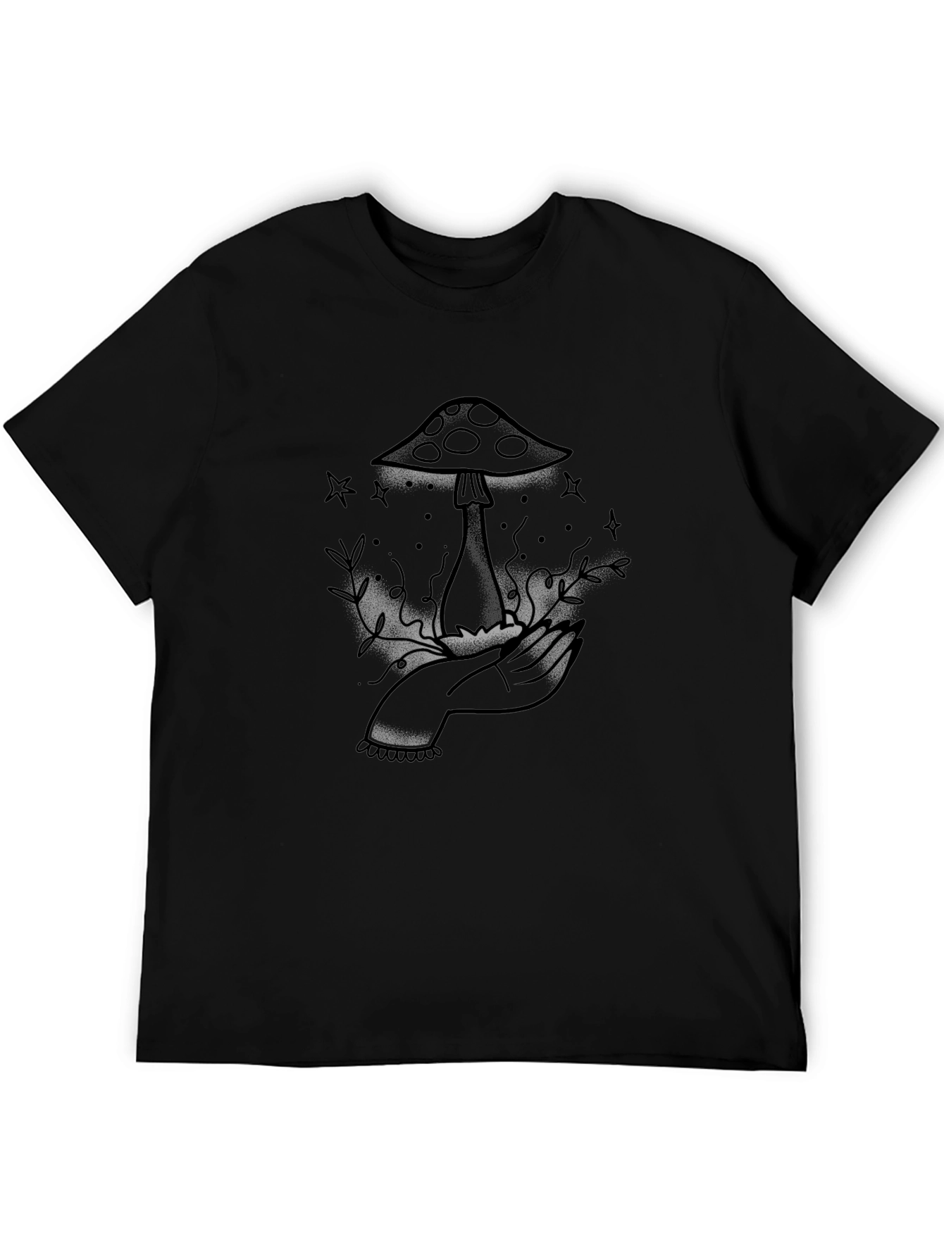 Mushroom Tattoo Graphic Tee