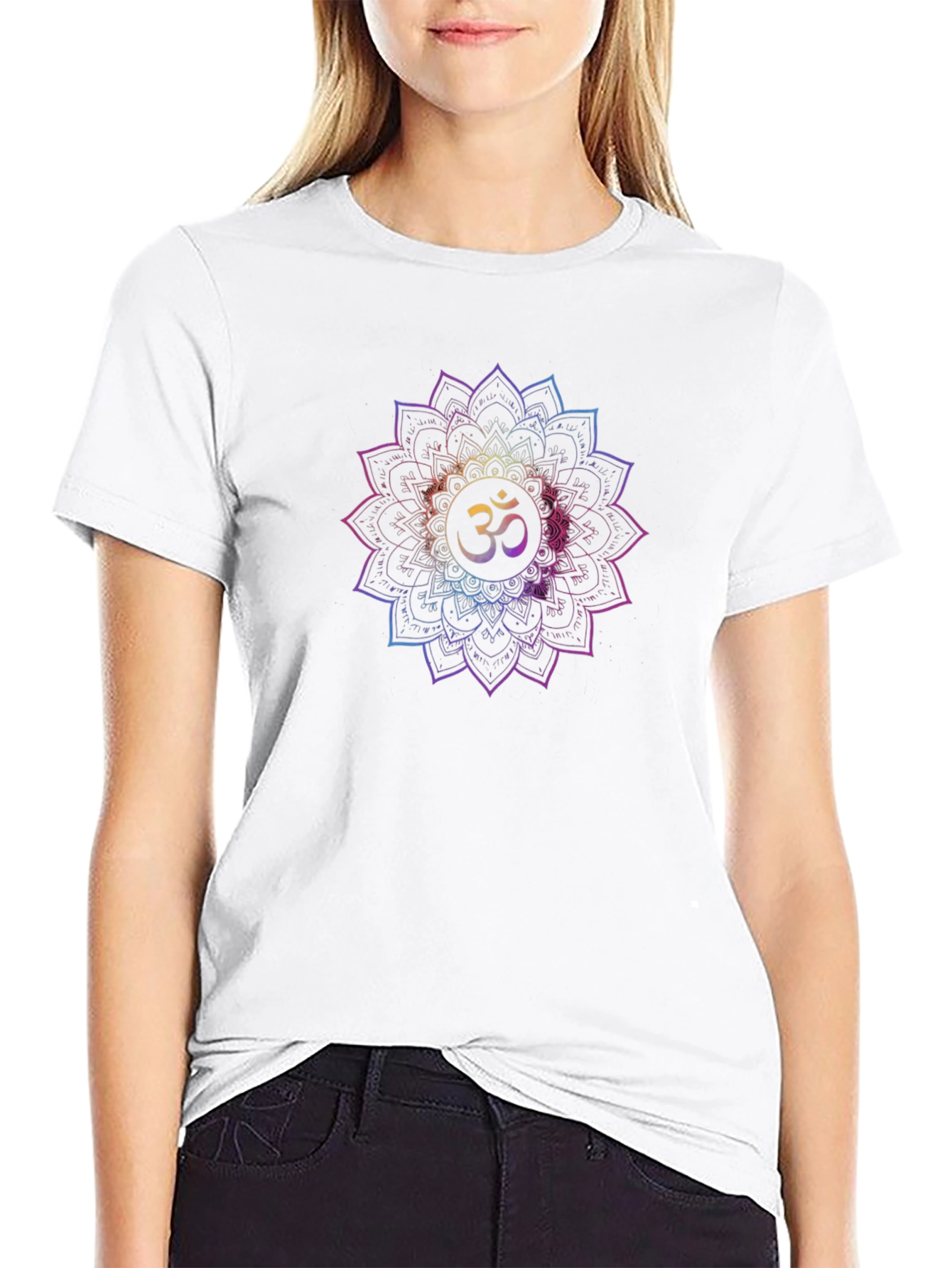 Om Mandala T-Shirt - Spiritual Symbolism