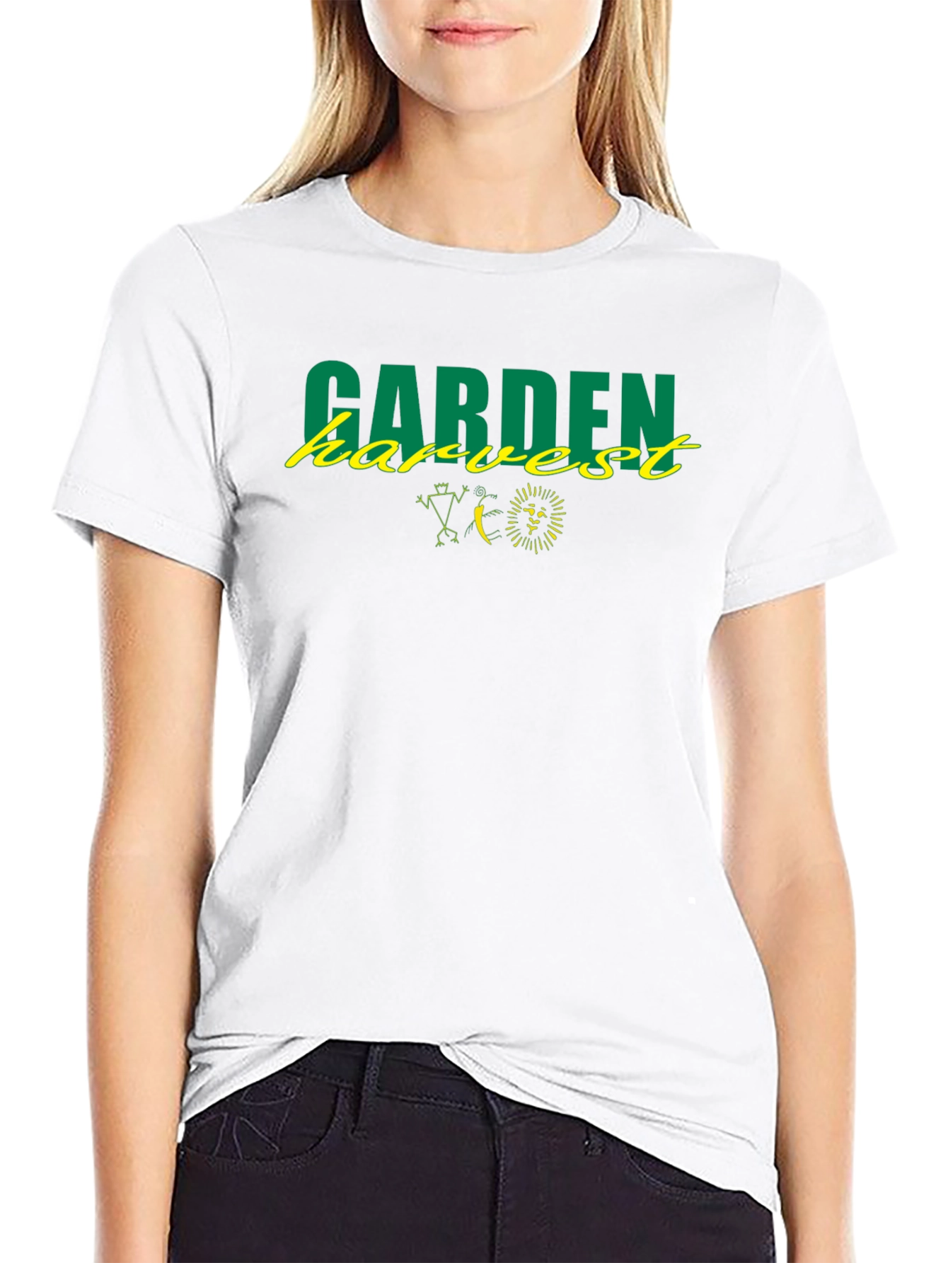 Garden Harvest Graphic Tee - Unisex Black T-Shirt