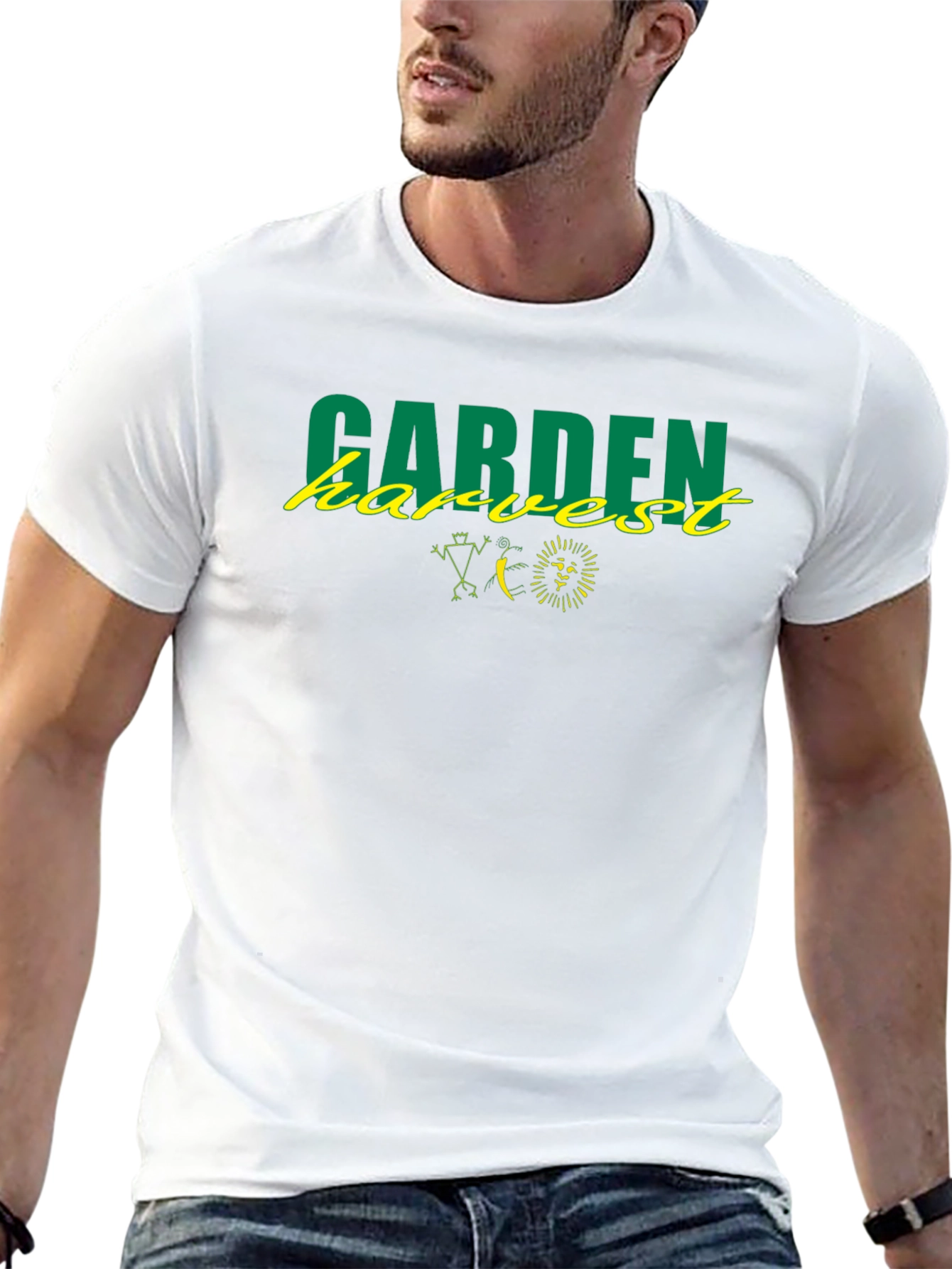 Garden Harvest Graphic Tee - Unisex Black T-Shirt