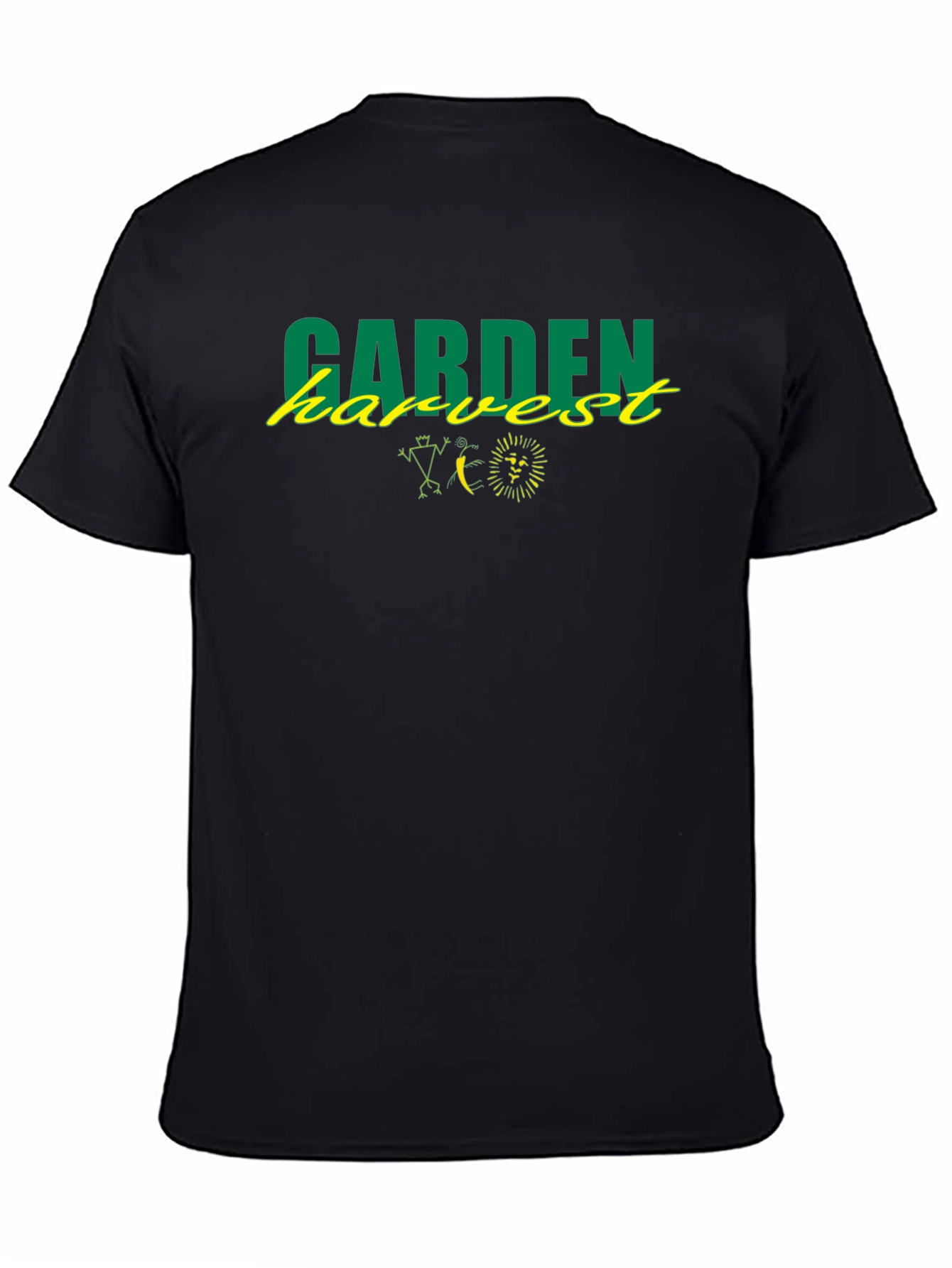 Garden Harvest Graphic Tee - Unisex Black T-Shirt