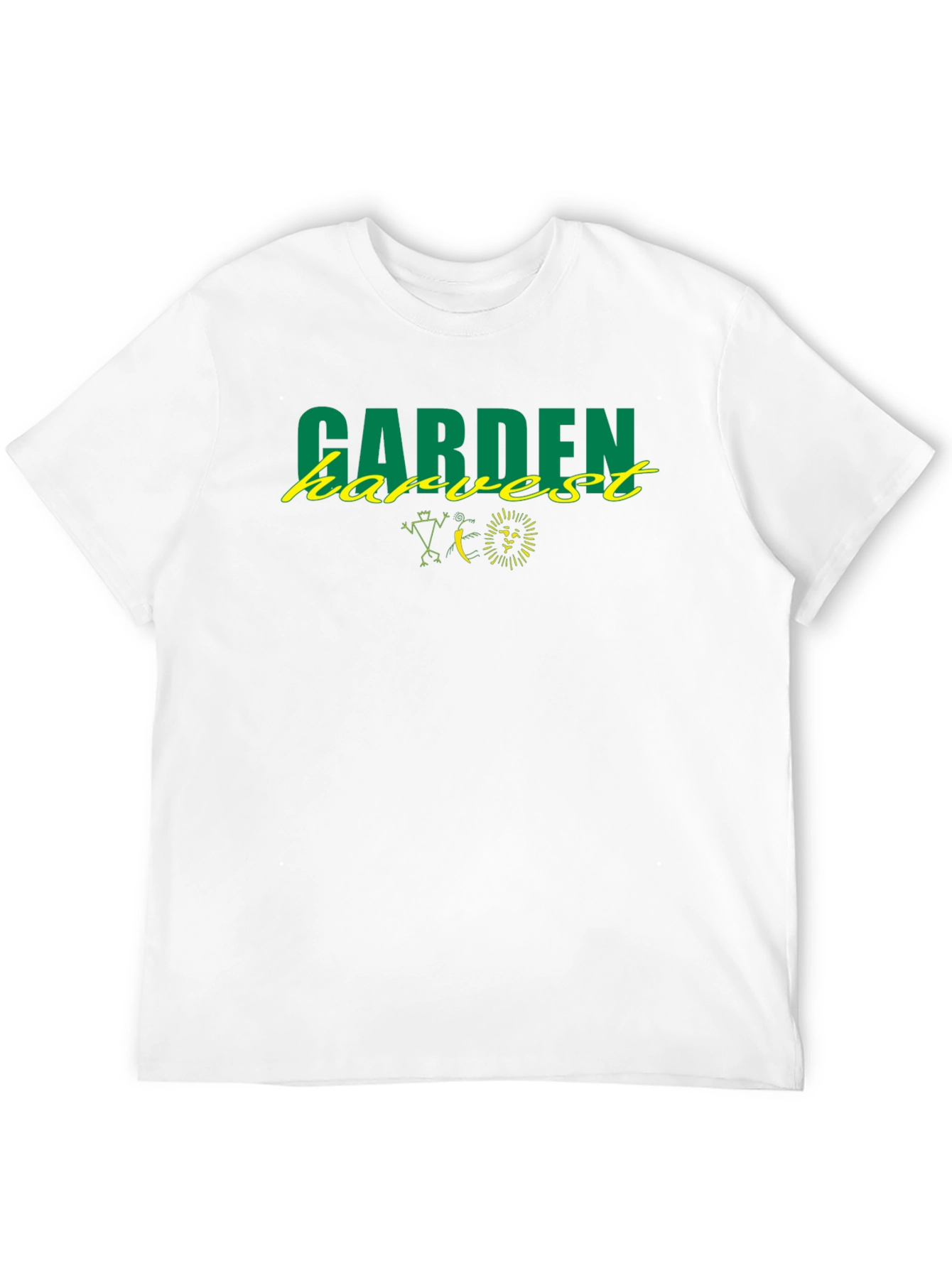 Garden Harvest Graphic Tee - Unisex Black T-Shirt