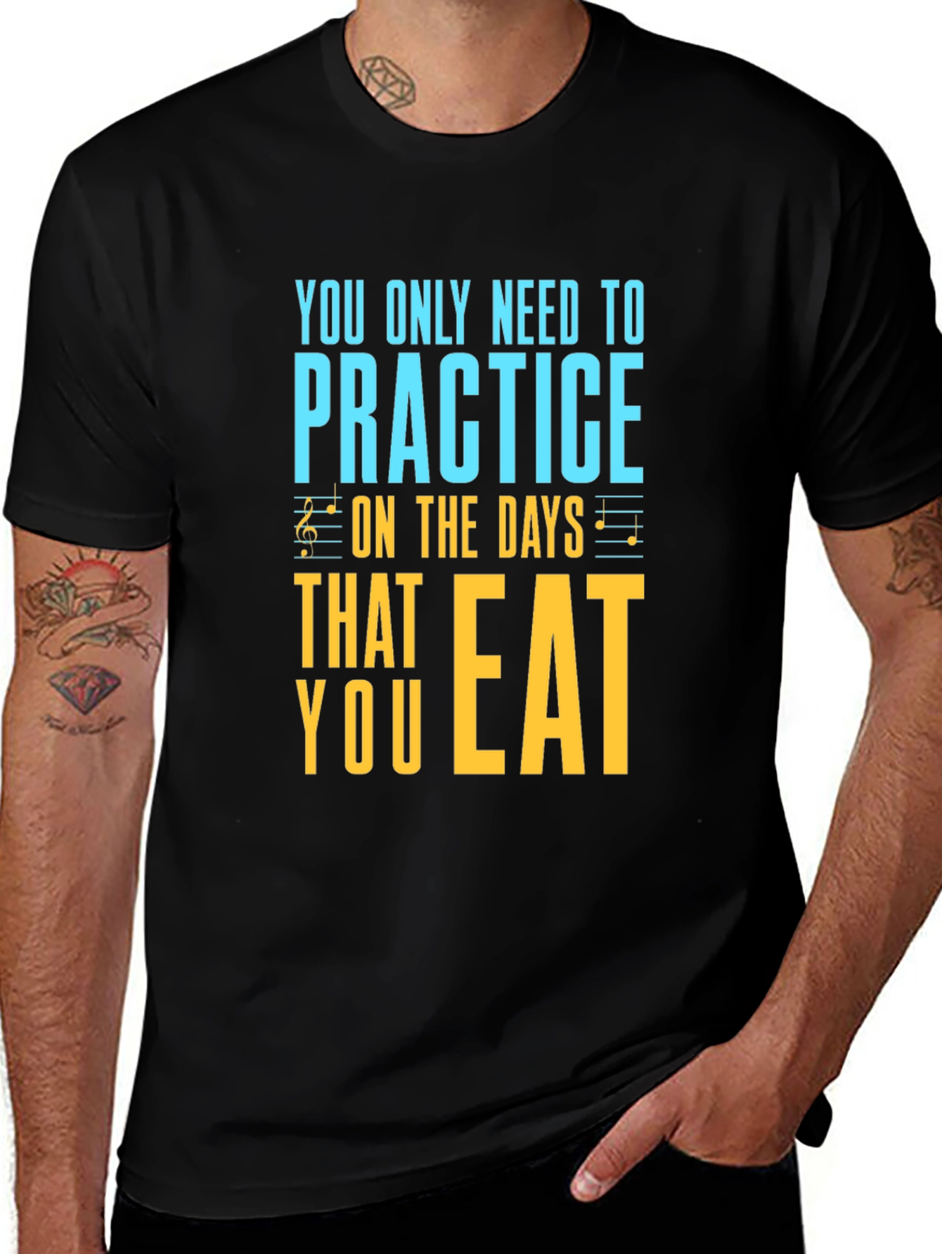 Practice on Eating Days Graphic Tee