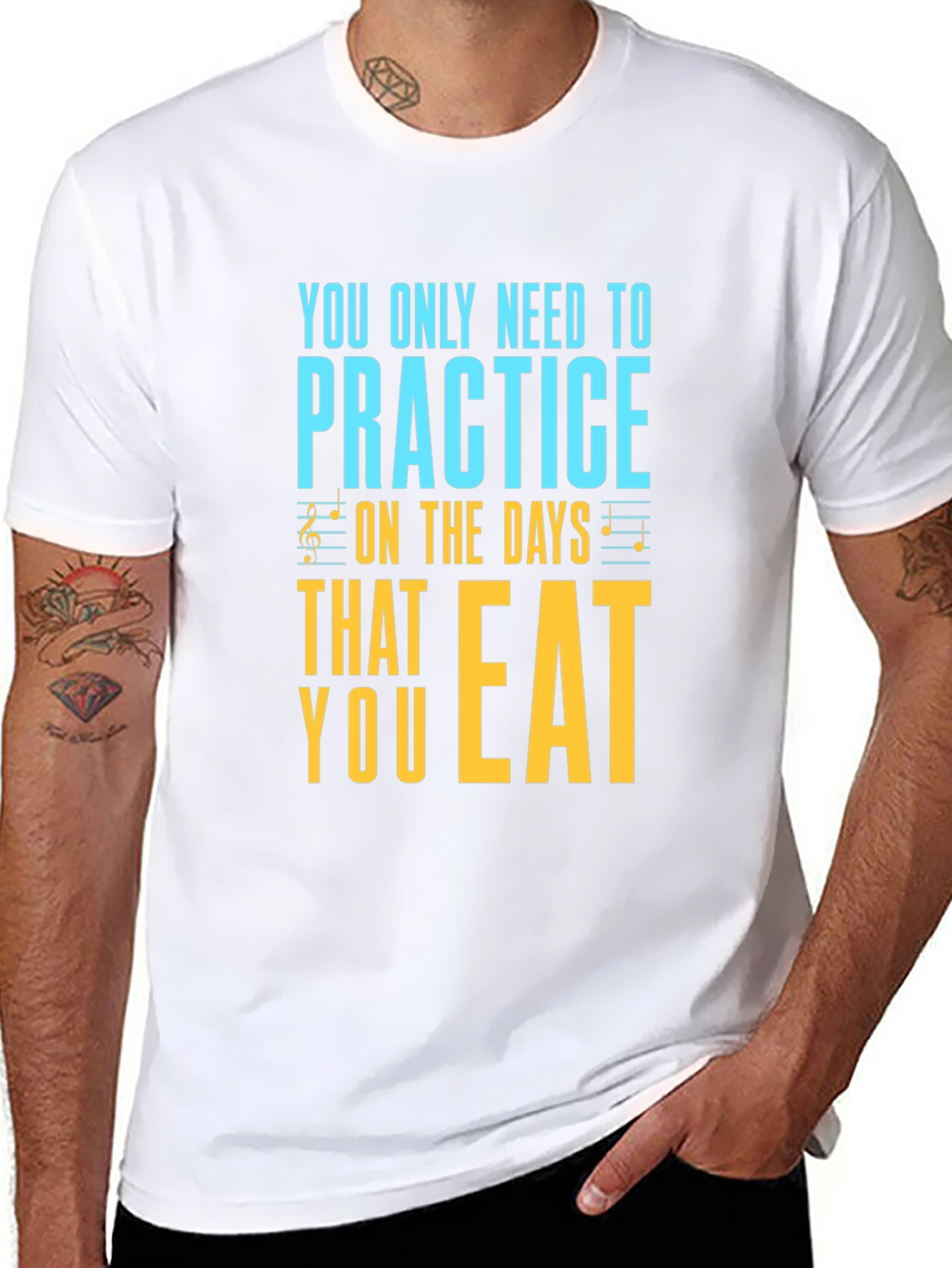 Practice on Eating Days Graphic Tee