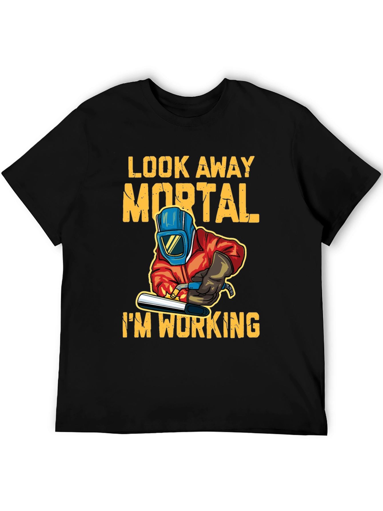 Look Away Mortal Im Working T-Shirt