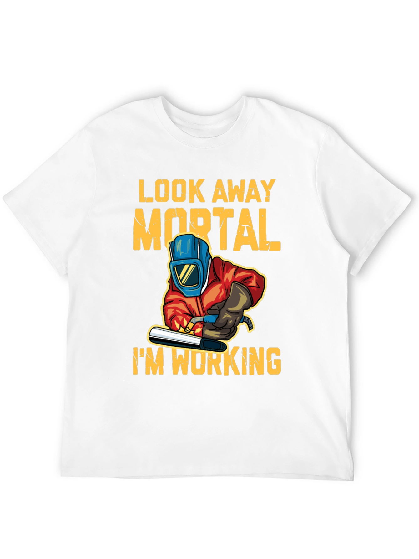 Look Away Mortal Im Working T-Shirt