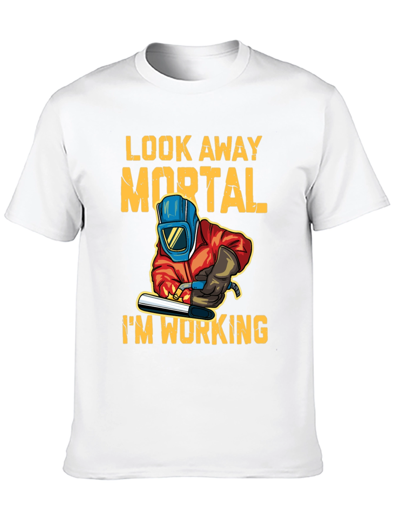 Look Away Mortal Im Working T-Shirt