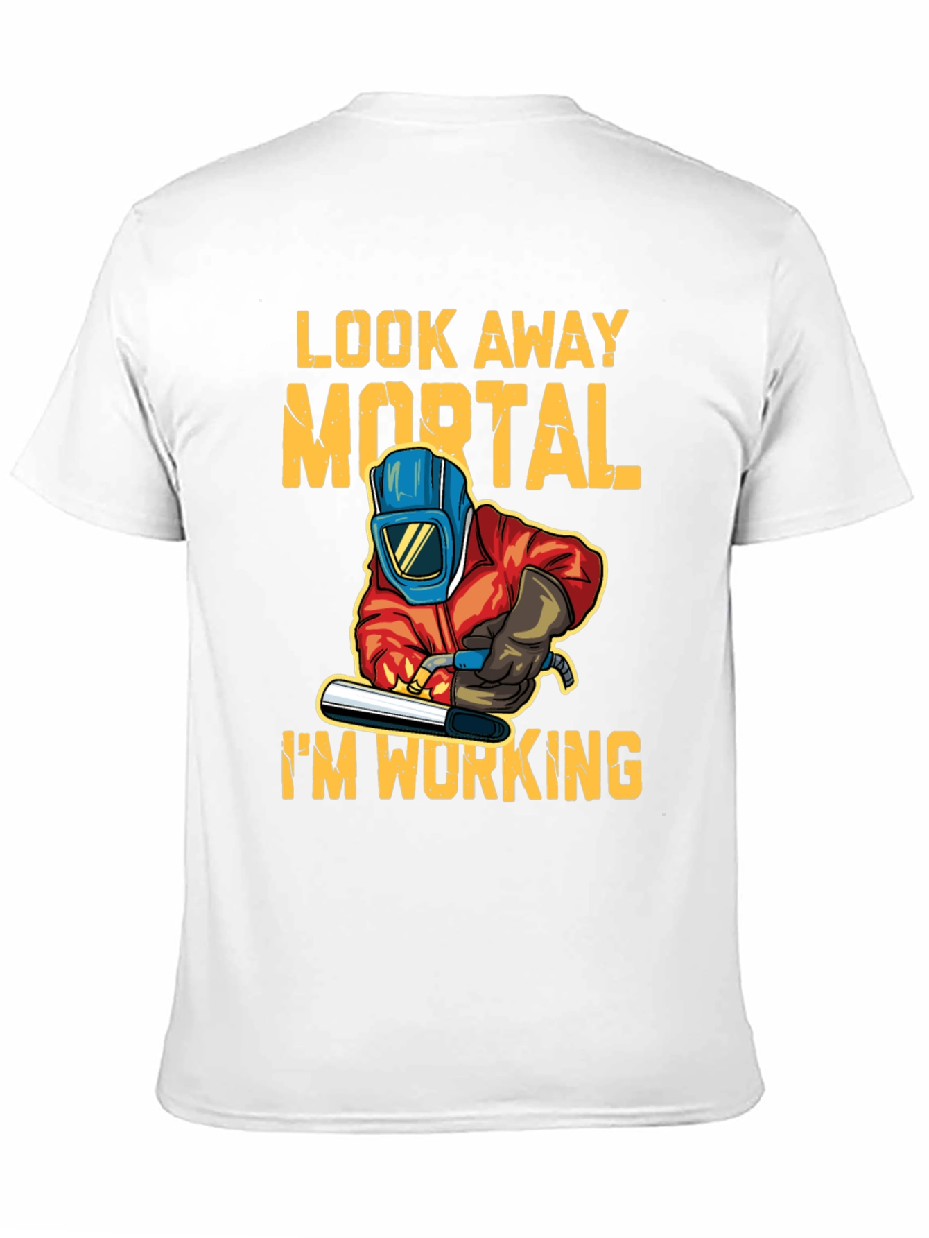 Look Away Mortal Im Working T-Shirt