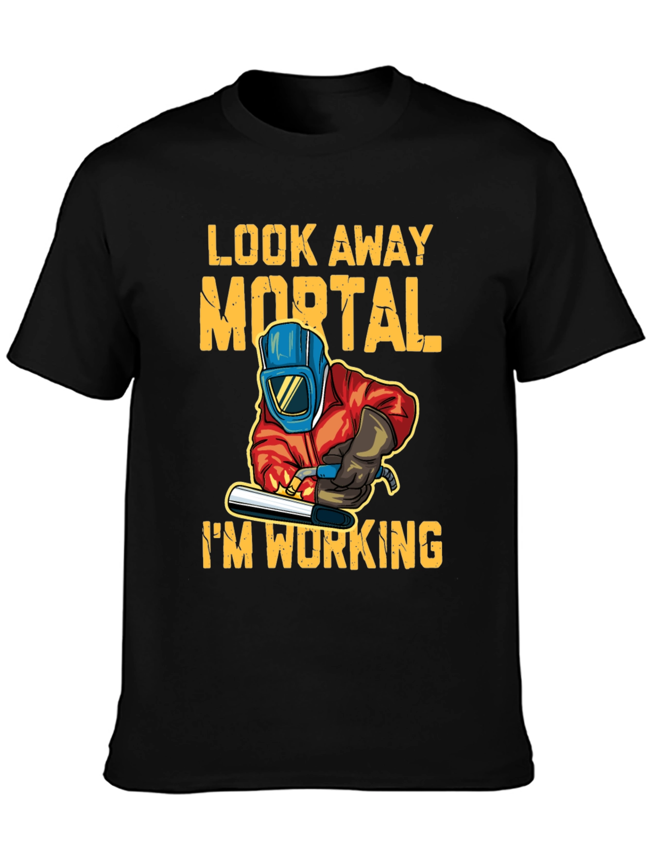 Look Away Mortal Im Working T-Shirt