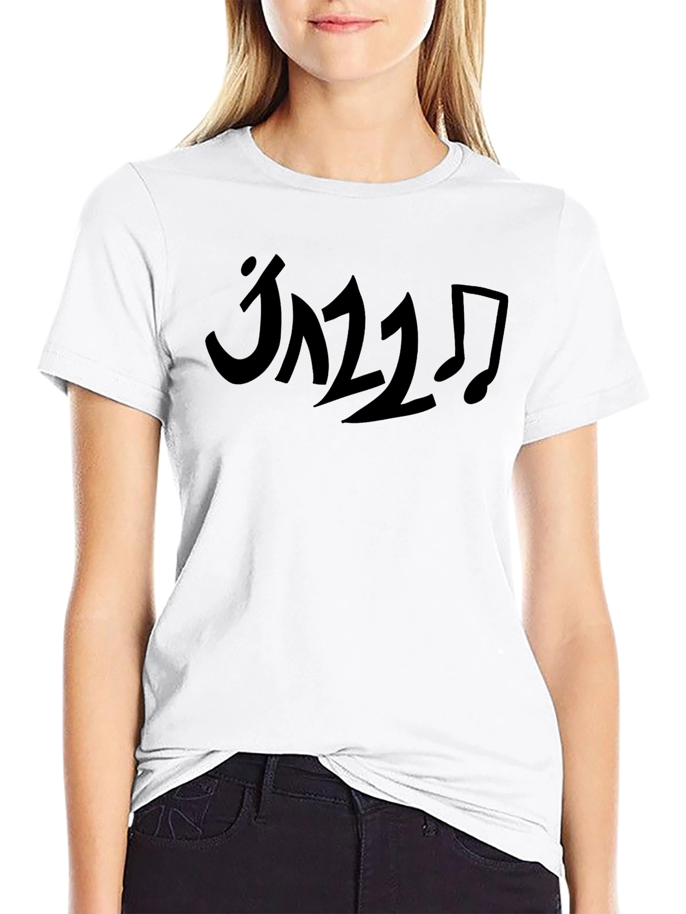 Jazz Music Graphic T-Shirt - Black Tee