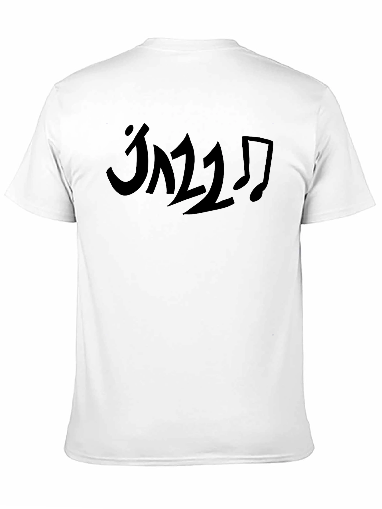Jazz Music Graphic T-Shirt - Black Tee