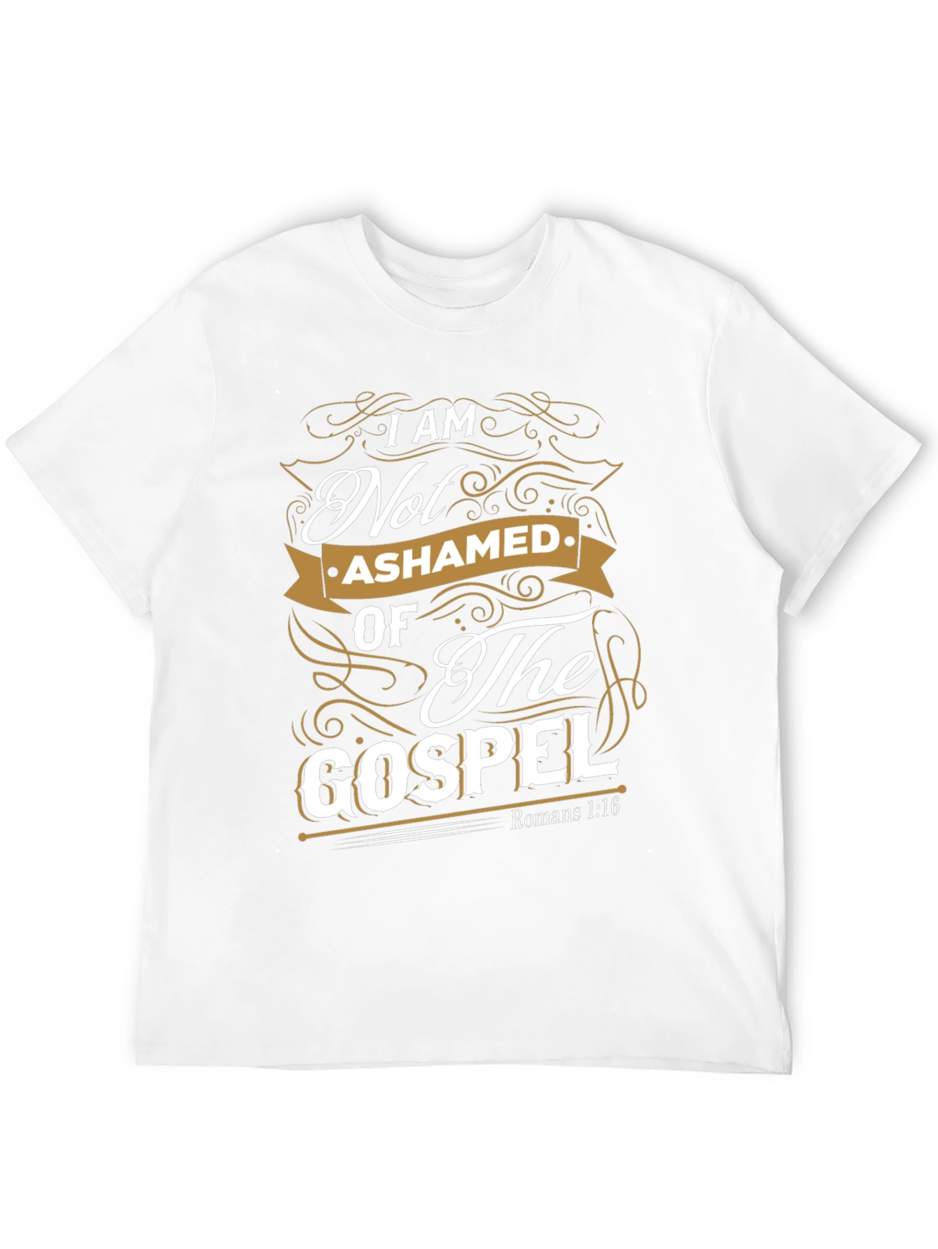 I Am Not Ashamed Of The Gospel Black T-Shirt