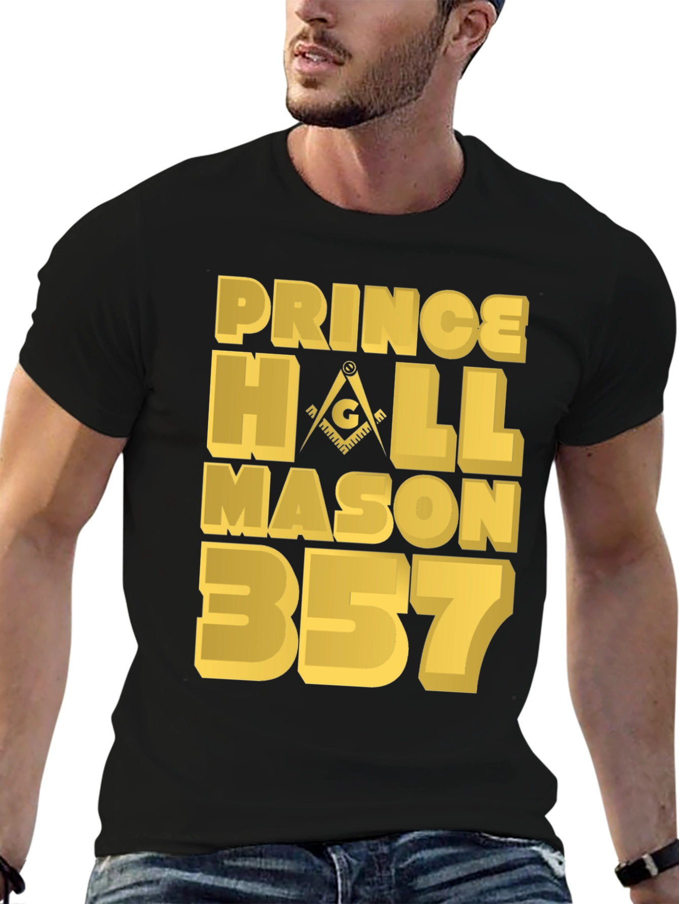 Prince Hall Mason 357 T-Shirt - Black