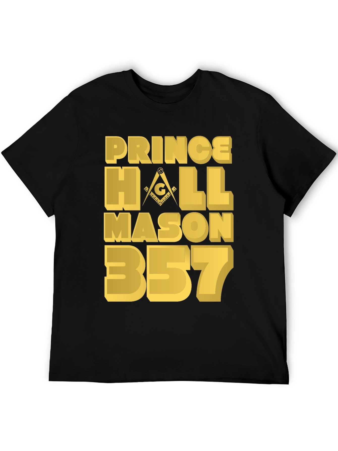 Prince Hall Mason 357 T-Shirt - Black