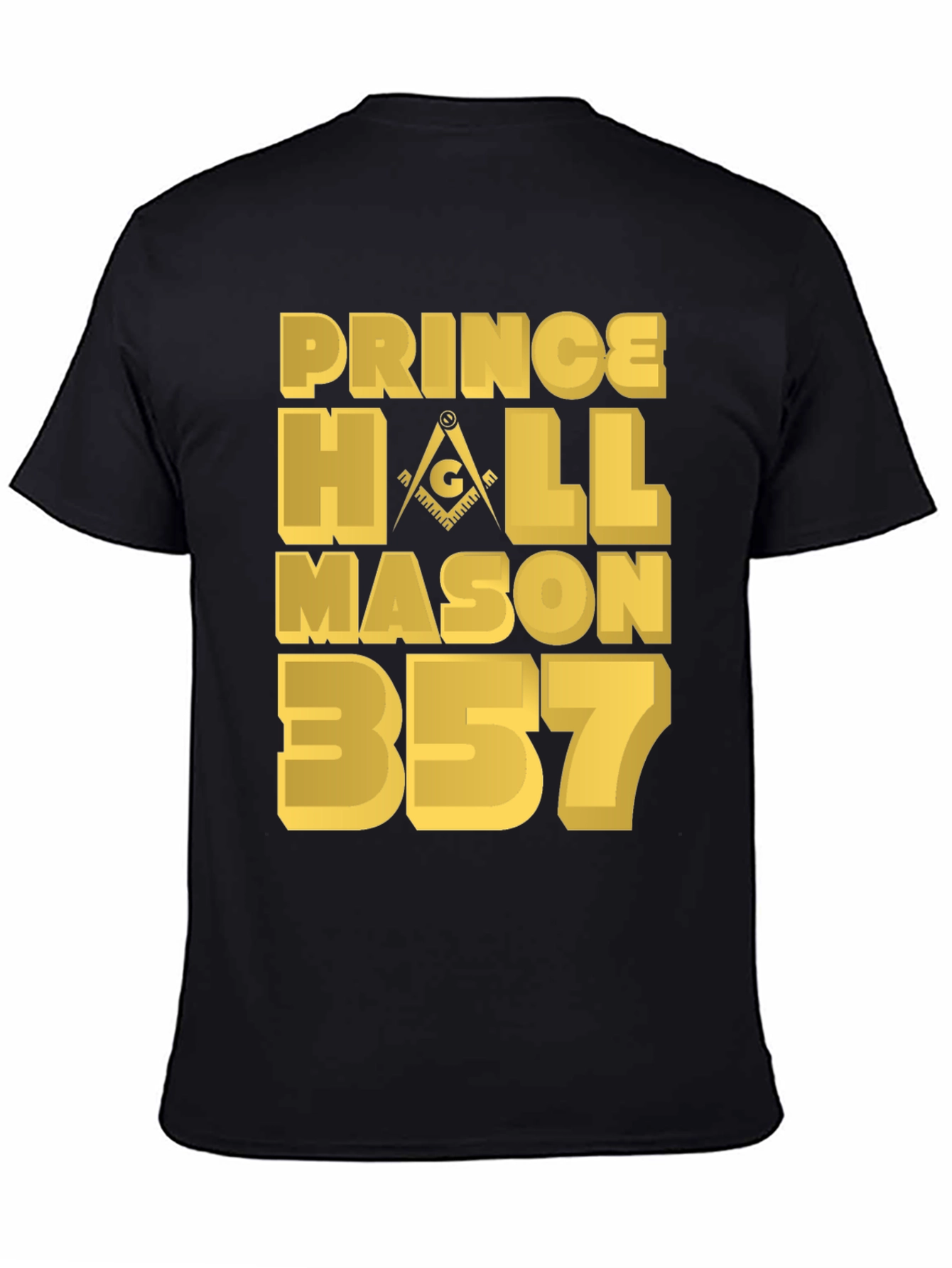 Prince Hall Mason 357 T-Shirt - Black