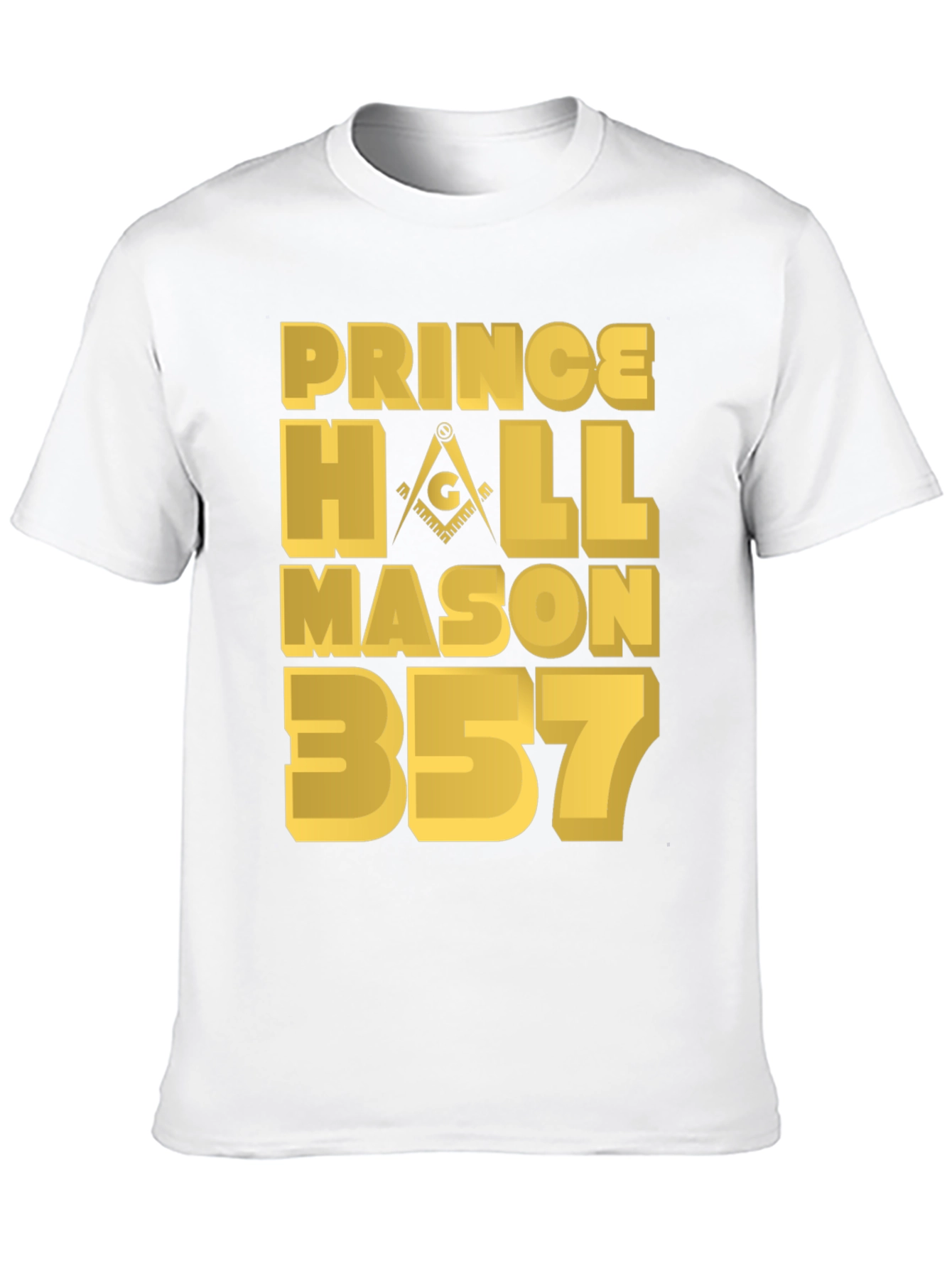 Prince Hall Mason 357 T-Shirt - Black