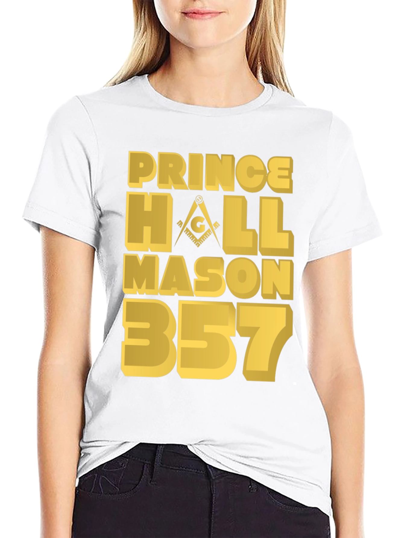 Prince Hall Mason 357 T-Shirt - Black